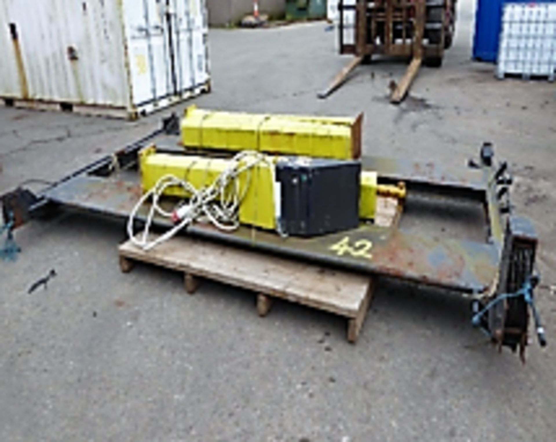 BRADBURY series 40 3T electric car ramp- Reasonable condition. Location - West Yard. ** To be sold f