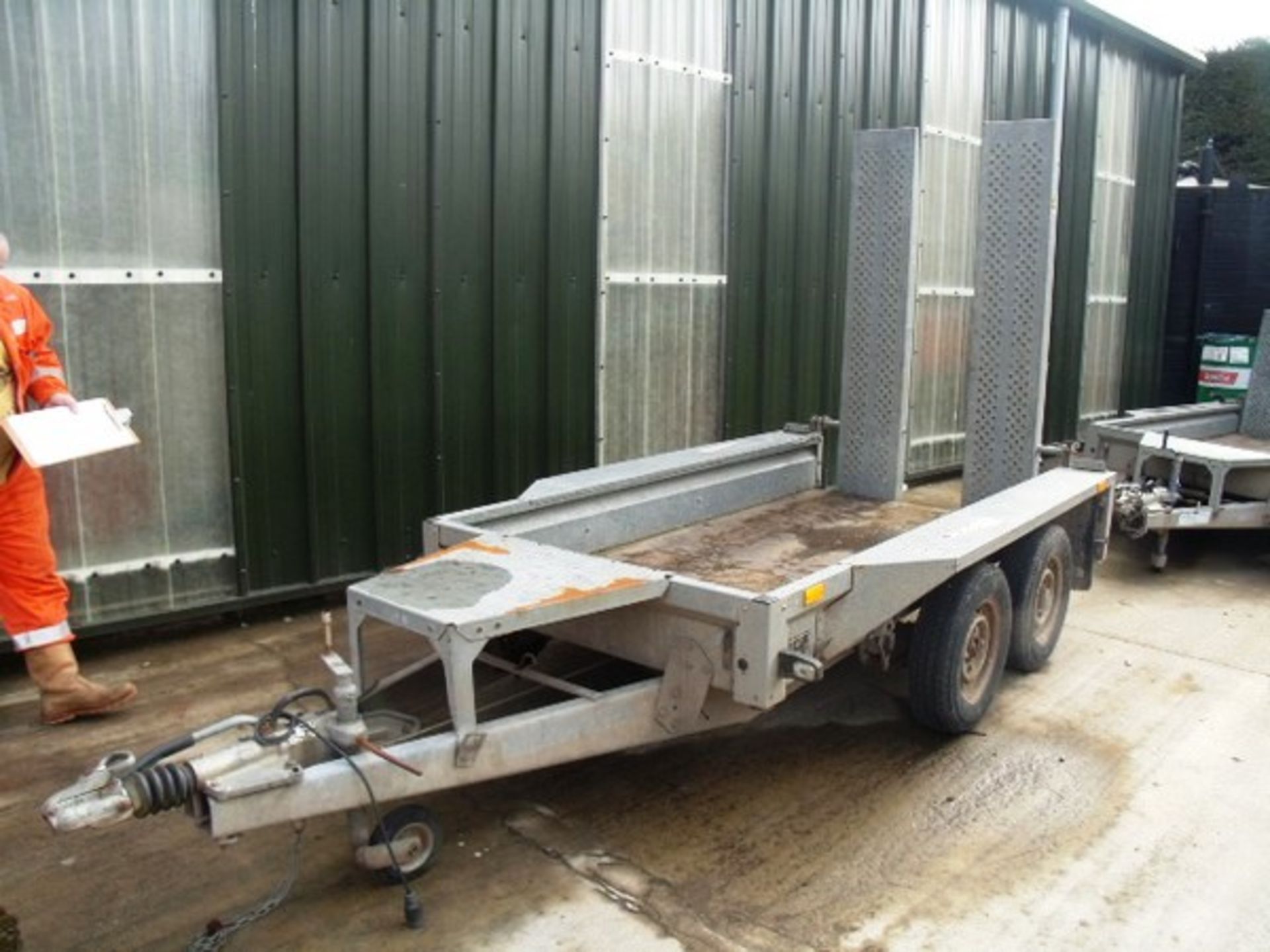 2011 IFOR WILLIAMS 4.5' x 8' plant trailer GX84. S/N SCK6000805995548.