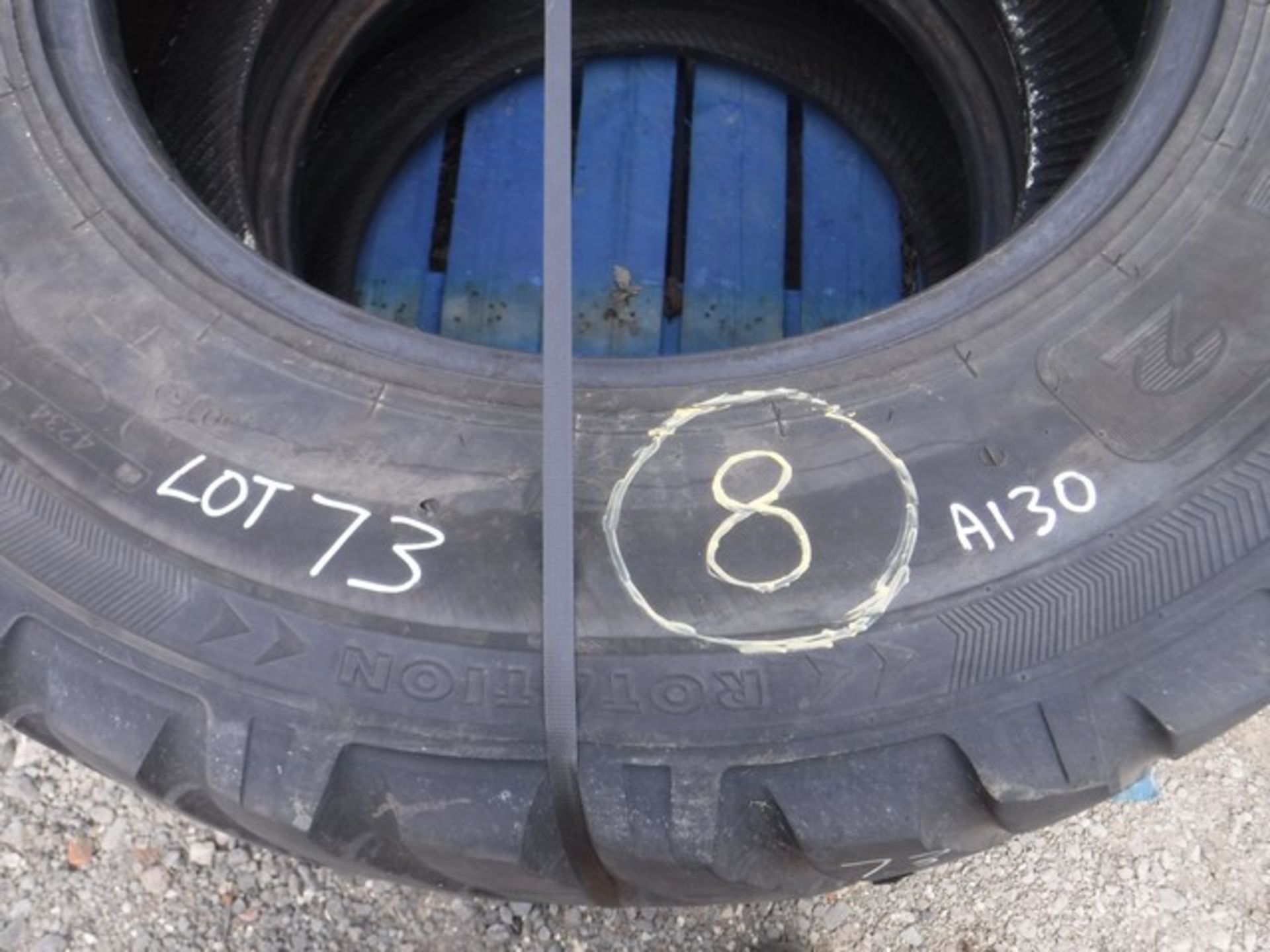 NOKIAN TRI2 360/80 R24 turf tyres part worn - Image 3 of 4