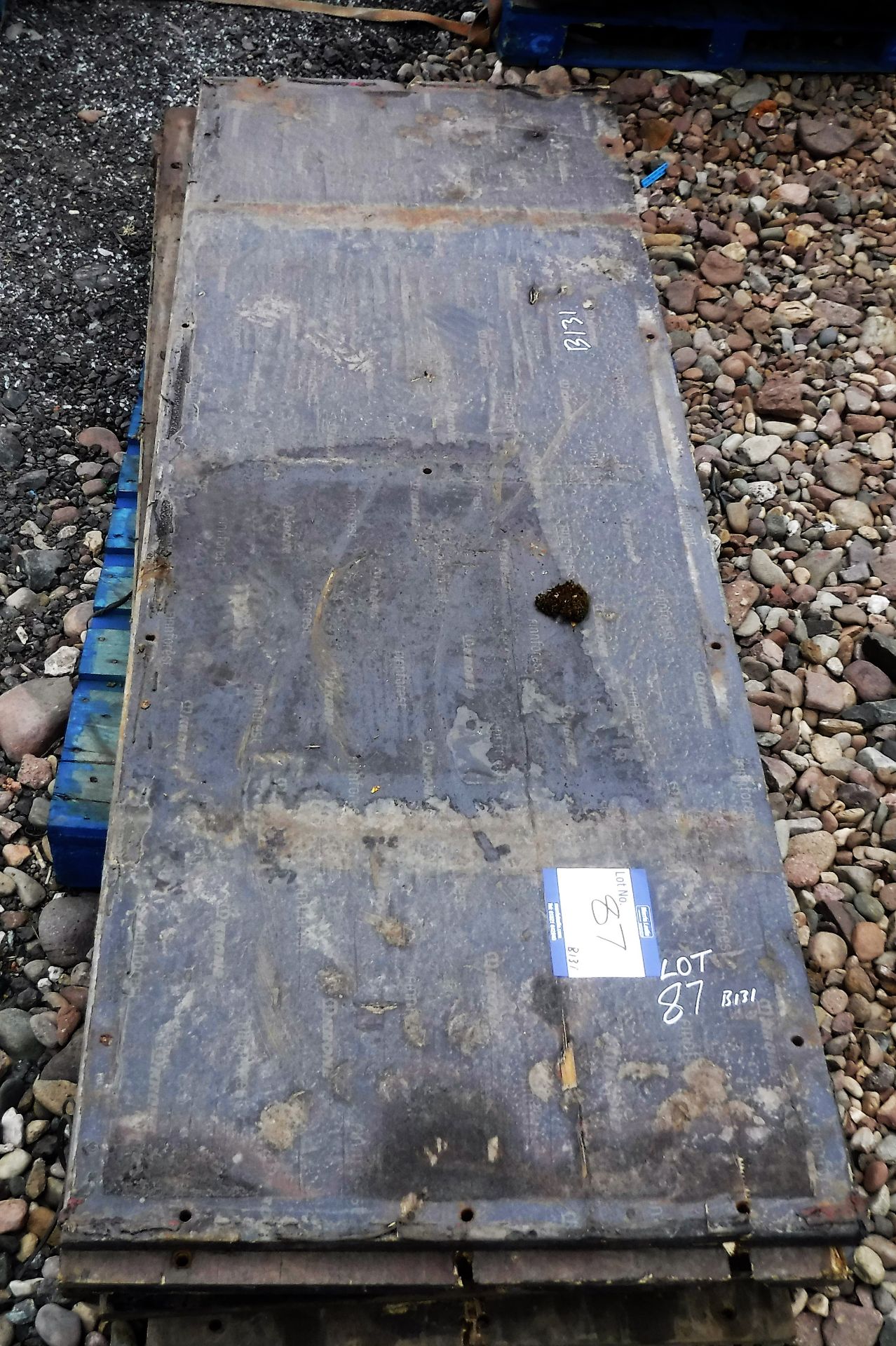 RESIN ply boards (6) 85cm x 236cm