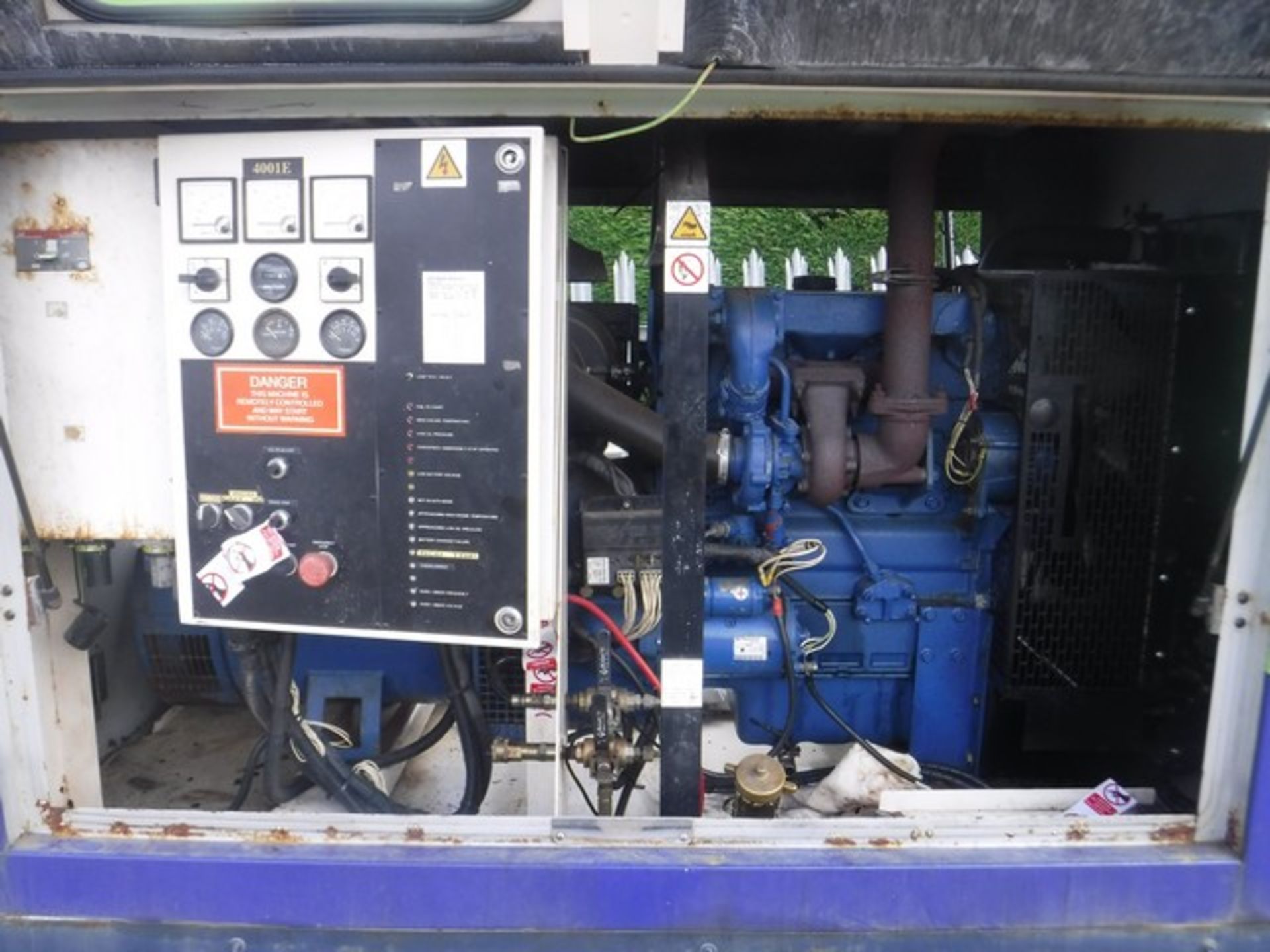 2002 LCH P60P1 Generator, 60kva. S/N FGWPEPO3CD0A05757. Mounted on RM twin axle trailer. S/N 020525. - Image 11 of 13