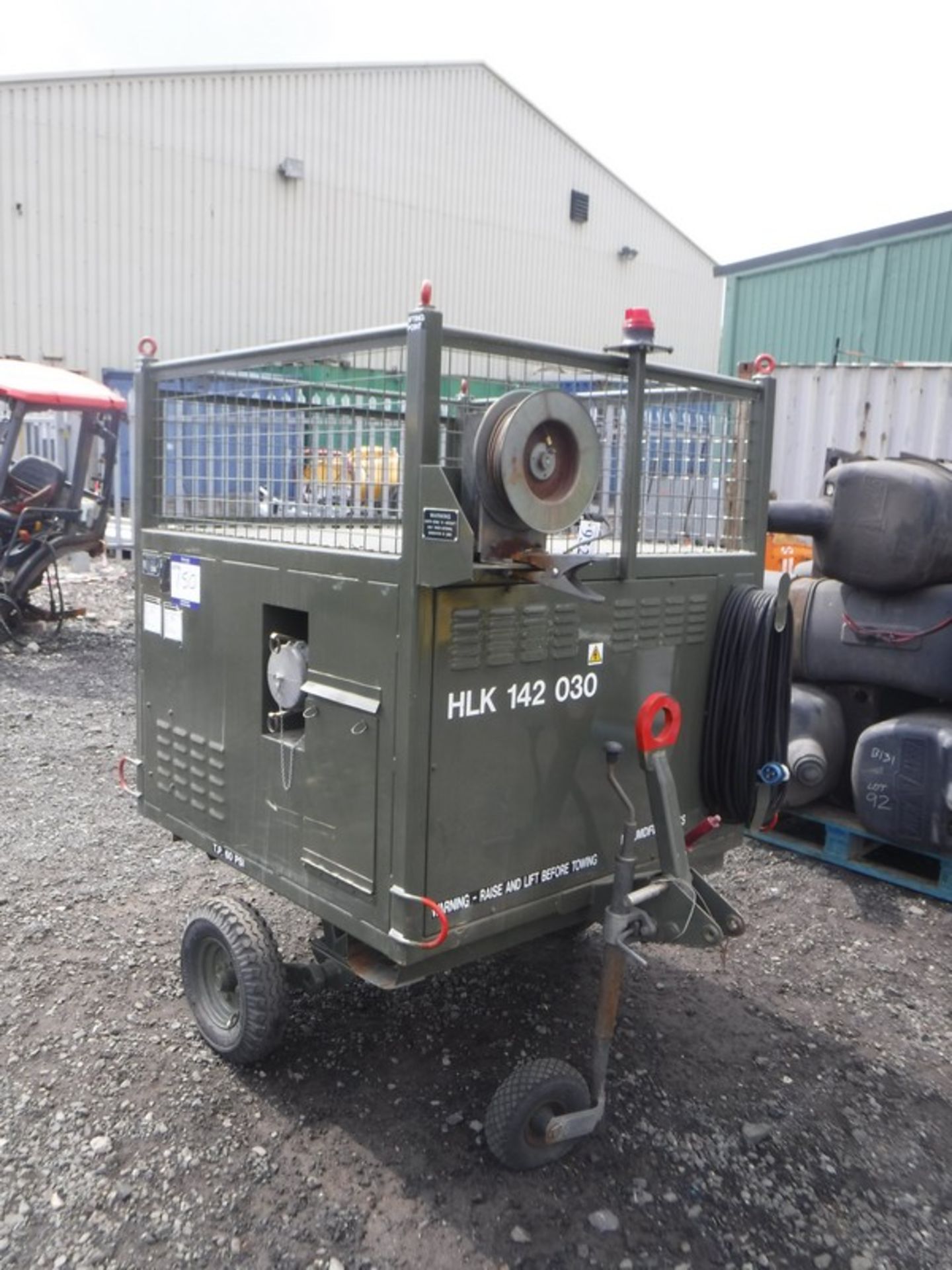 2000 DEHUMIDIFICATION trolley for small aircraft with Lister Petter diesel engine generator 1301hrs