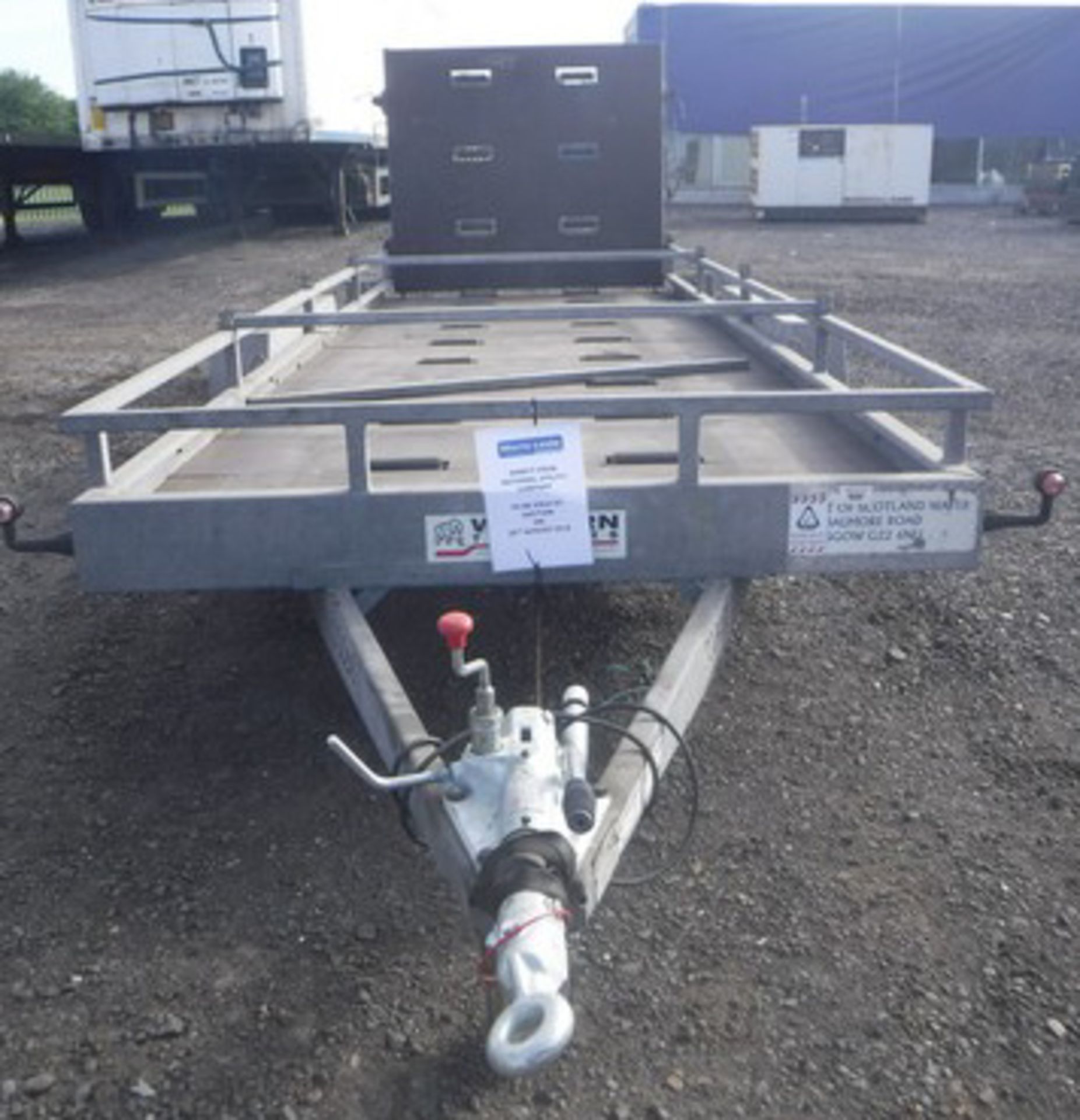 1999 WESTERN TRAILERS 18' x 6' twin axle trailer c/w 5' ramp. Max gross weight 2000kg. VIN - SEWTTRT - Image 5 of 12