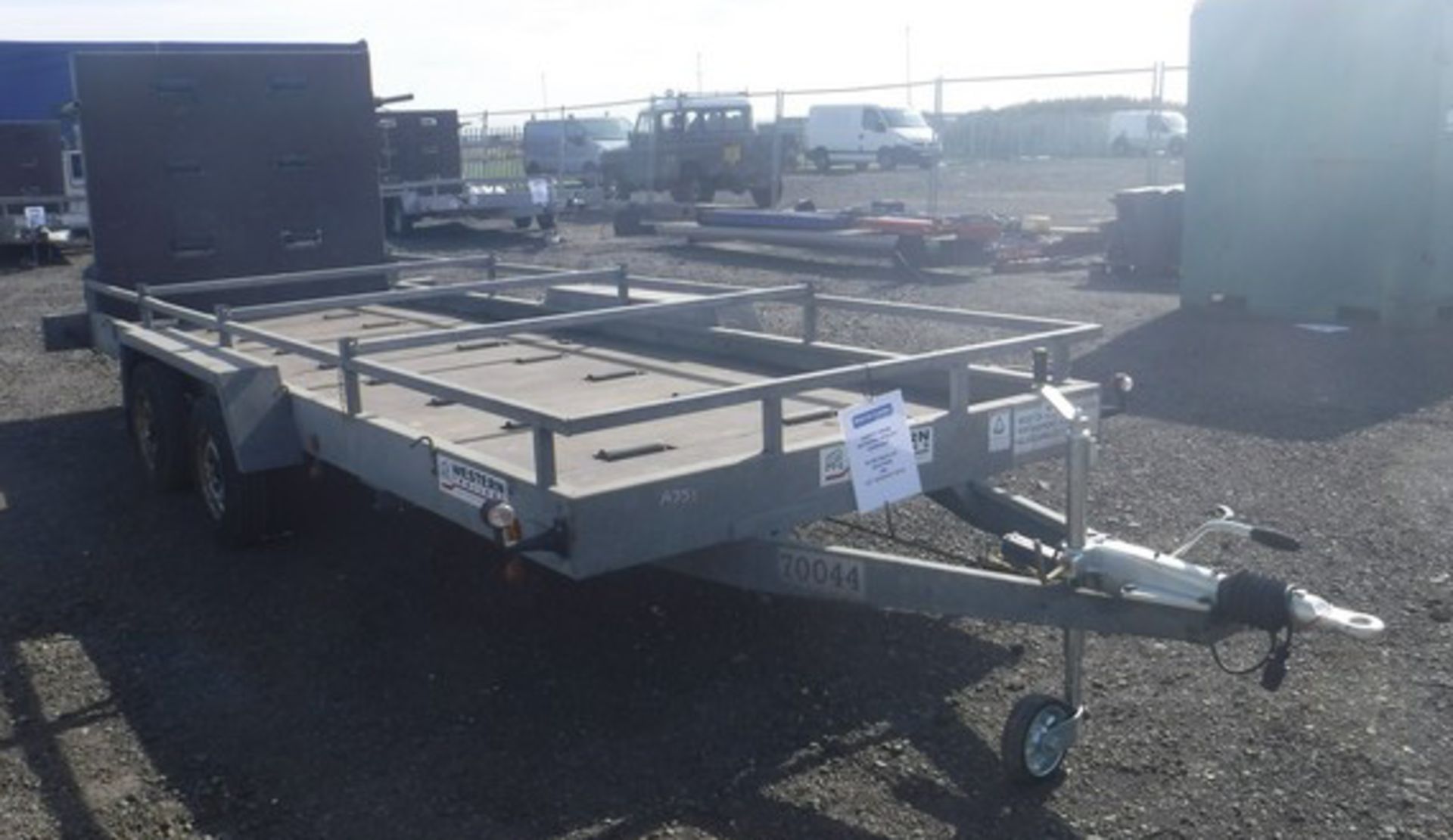 1999 WESTERN TRAILERS 18' x 6' twin axle trailer c/w 5' ramp. Max gross weight 2000kgs. VIN - SEWTTR - Image 6 of 12