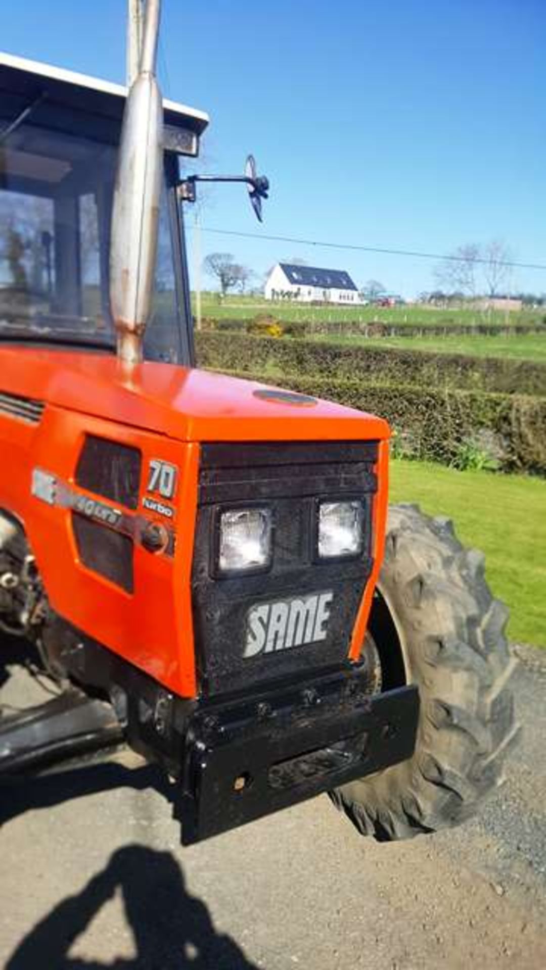 1992 SAME ASTER 70 TURBO t4 w/d tractor 40k gearbox. Reg No J729 NSJ. S/N AST7VT1709. 3260 hrs (not - Bild 5 aus 8