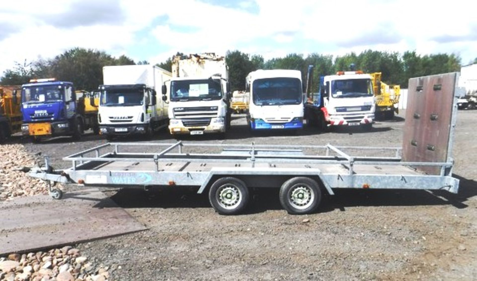 2003 WESTERN 18' x 6' twin axle trailer c/w 5' ramp. Max gross weight 2000kgs. VIN SEWTTRT203BG50014 - Image 10 of 11