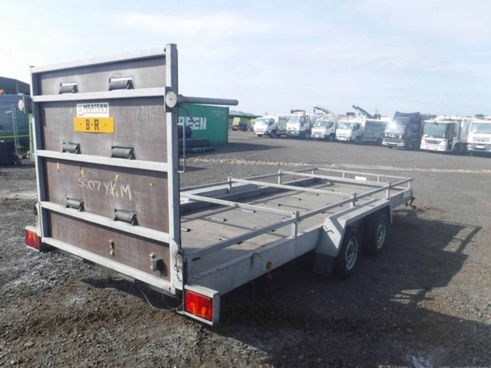 1999 WESTERN TRAILERS 18' X 6 twin axle trailer c/w 5' ramp. Max gross weight 2000kgs. VIN - SEWTTRT - Image 8 of 12