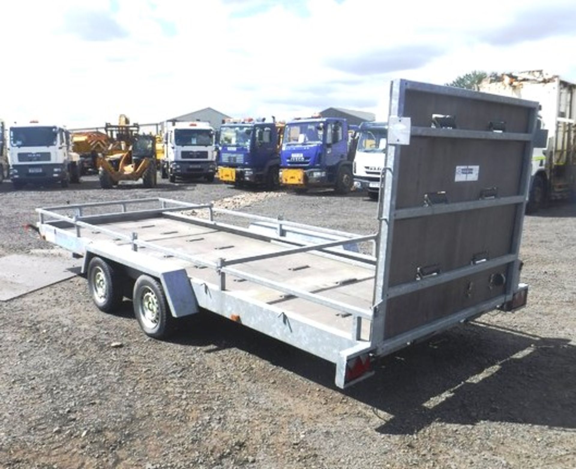 2003 WESTERN 18' x 6' twin axle trailer c/w 5' ramp. Max gross weight 2000kgs. VIN SEWTTRT203BG50014 - Image 9 of 11