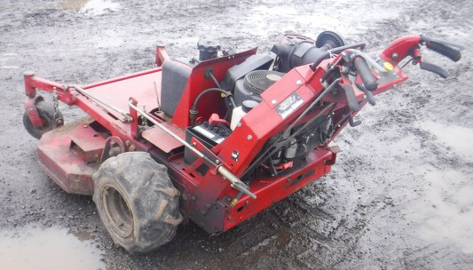 FERRIS 48" cut walk behind mower with Kawasaki FX60V engine. Model - 5900991. S/N 2014722832. Asset - Image 4 of 7