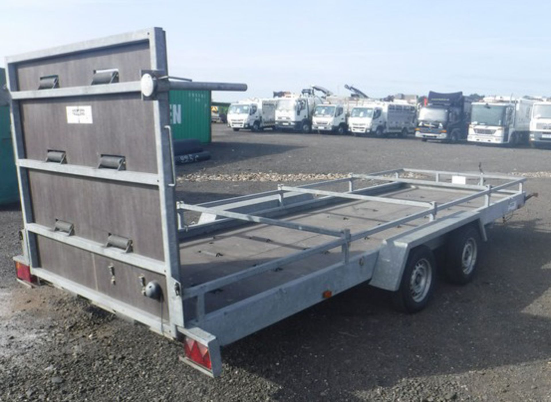 2003 WESTERN TRAILERS 18' x 6' twin axle trailer c/w 5' ramp. Max gross weight 2000kgs. VIN - SWETT - Image 8 of 12