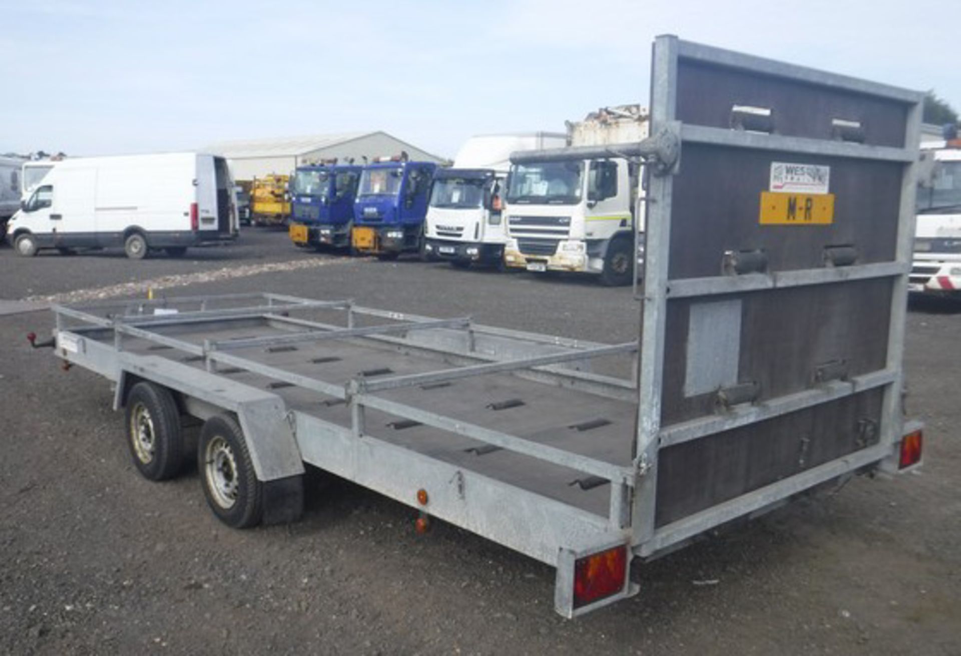 1999 WESTERN TRAILERS 18' X 6' twin axle trailer c/w 5' ramp. Max gross weight 2000kg. VIN SEWTTRT20 - Image 10 of 12