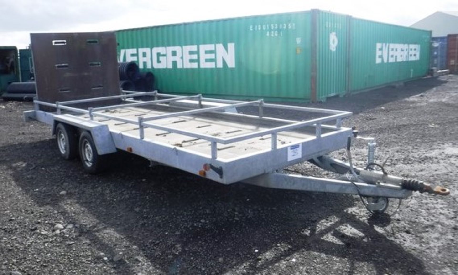 2003 WESTERN 18' x 6' twin axle trailer c/w 5' ramp. Max gross weight 2000kgs. VIN SEWTTRT203BG50014 - Image 2 of 11