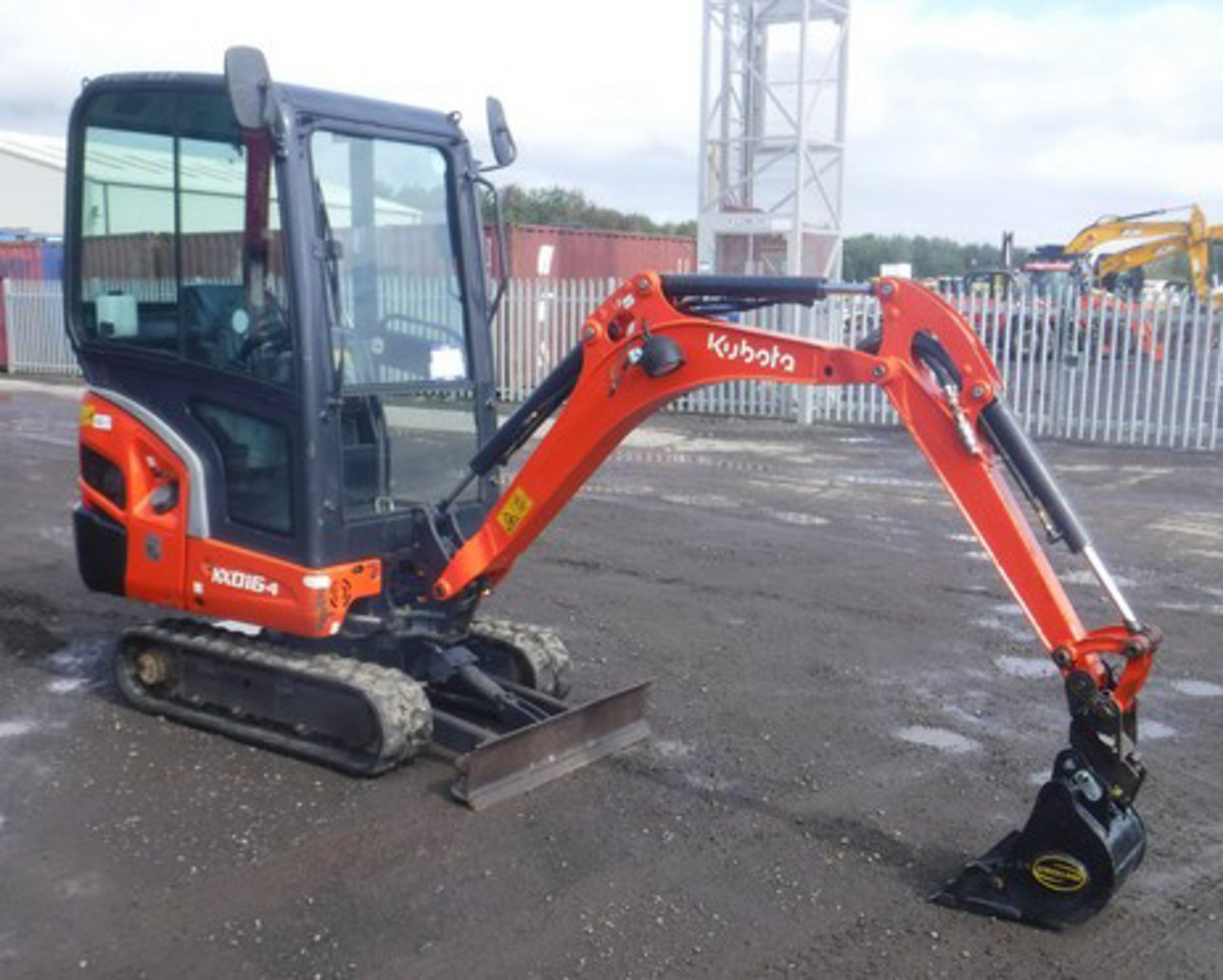 2011 KUBOTA KX016.4. S/N 55300. 1841hrs (not verified) - Bild 3 aus 17