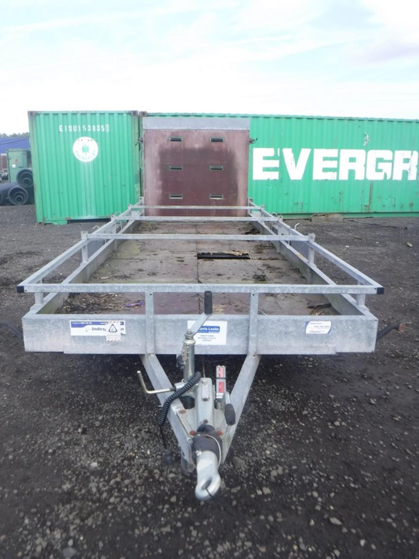 INDESPENSION LTD 18'x6' twin axle trailer c/w 5' ramp. Max gross weight 2000kg. VIN 076763. Asset No - Image 5 of 12