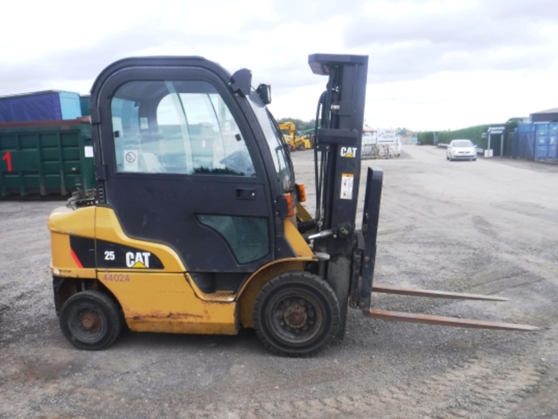 2008 CATERPIILLAR GP25N 2.5t masted forklift. Fleet Ref 44024. CE Marked S/N ET17DL51767. - Bild 8 aus 13