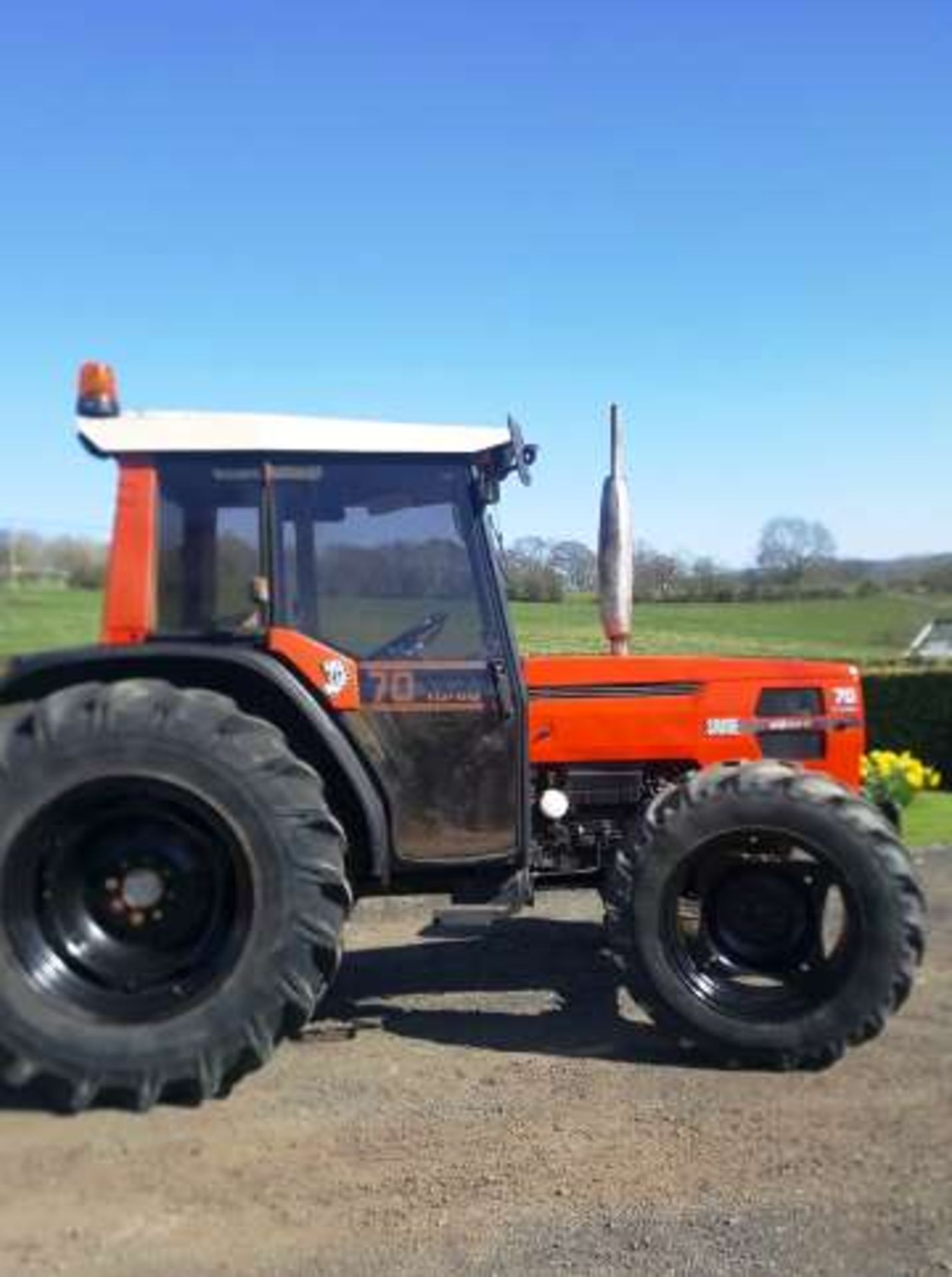 1992 SAME ASTER 70 TURBO t4 w/d tractor 40k gearbox. Reg No J729 NSJ. S/N AST7VT1709. 3260 hrs (not - Bild 4 aus 8