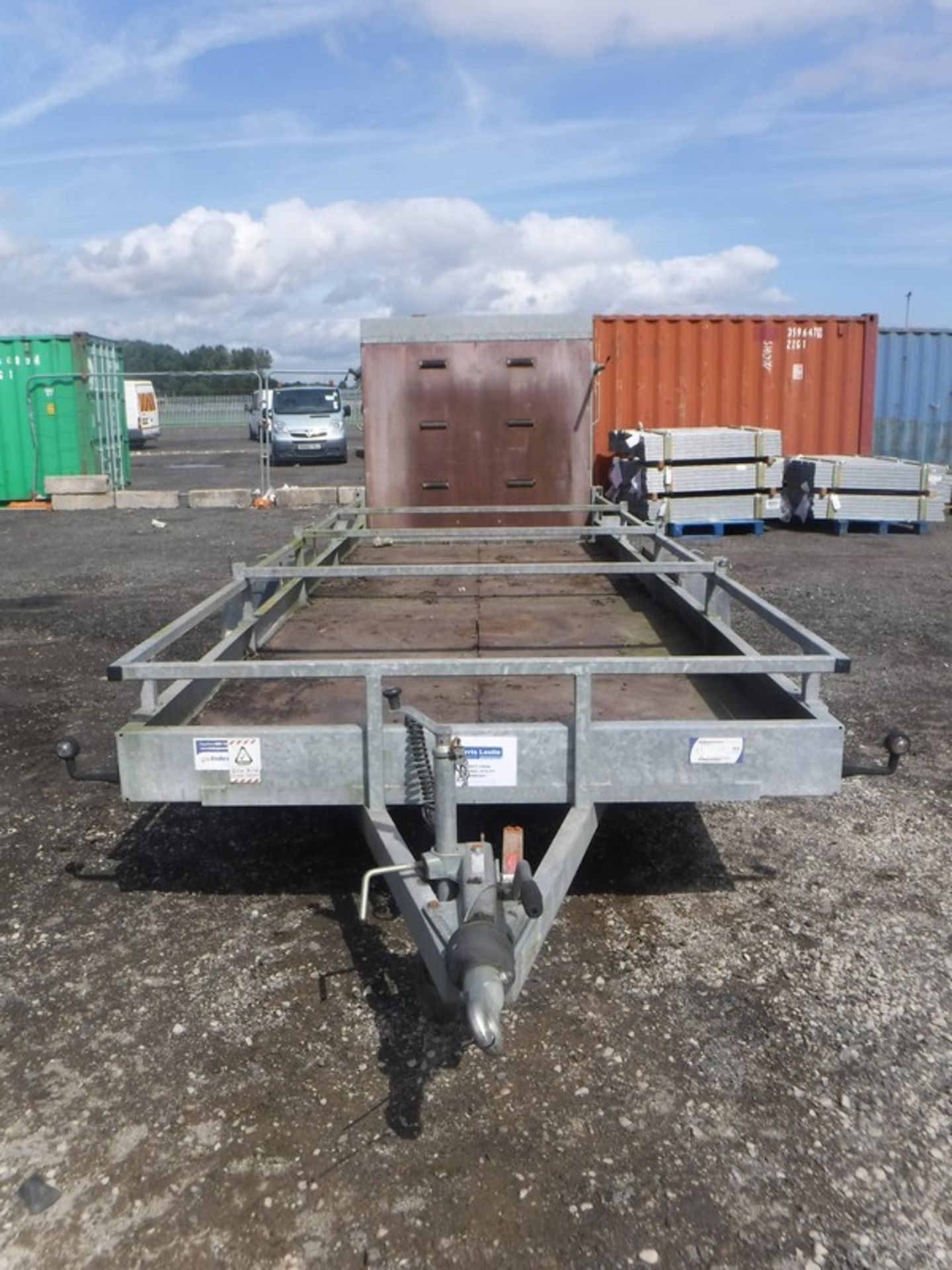 INDESPENSION LTD 18'x6' twin axle trailer c/w 5' ramp. Max gross weight 2000kg VIN 076761 . Asset No - Image 5 of 12