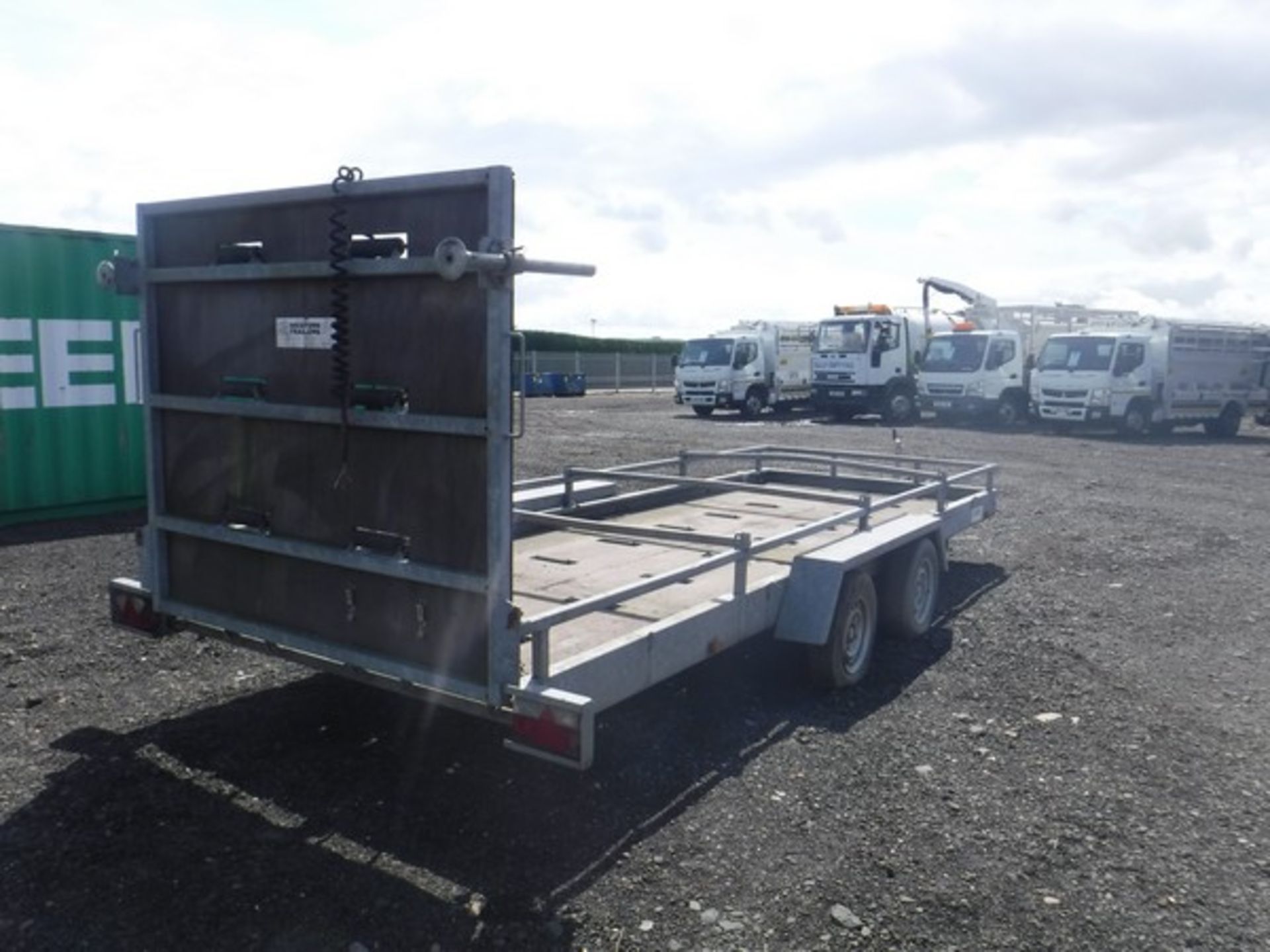 2003 WESTERN TRAILERS 18' x 6' twin axle trailer c/w 5' ramp. Max gross weight 2000kg VIN G50014/11. - Image 8 of 12