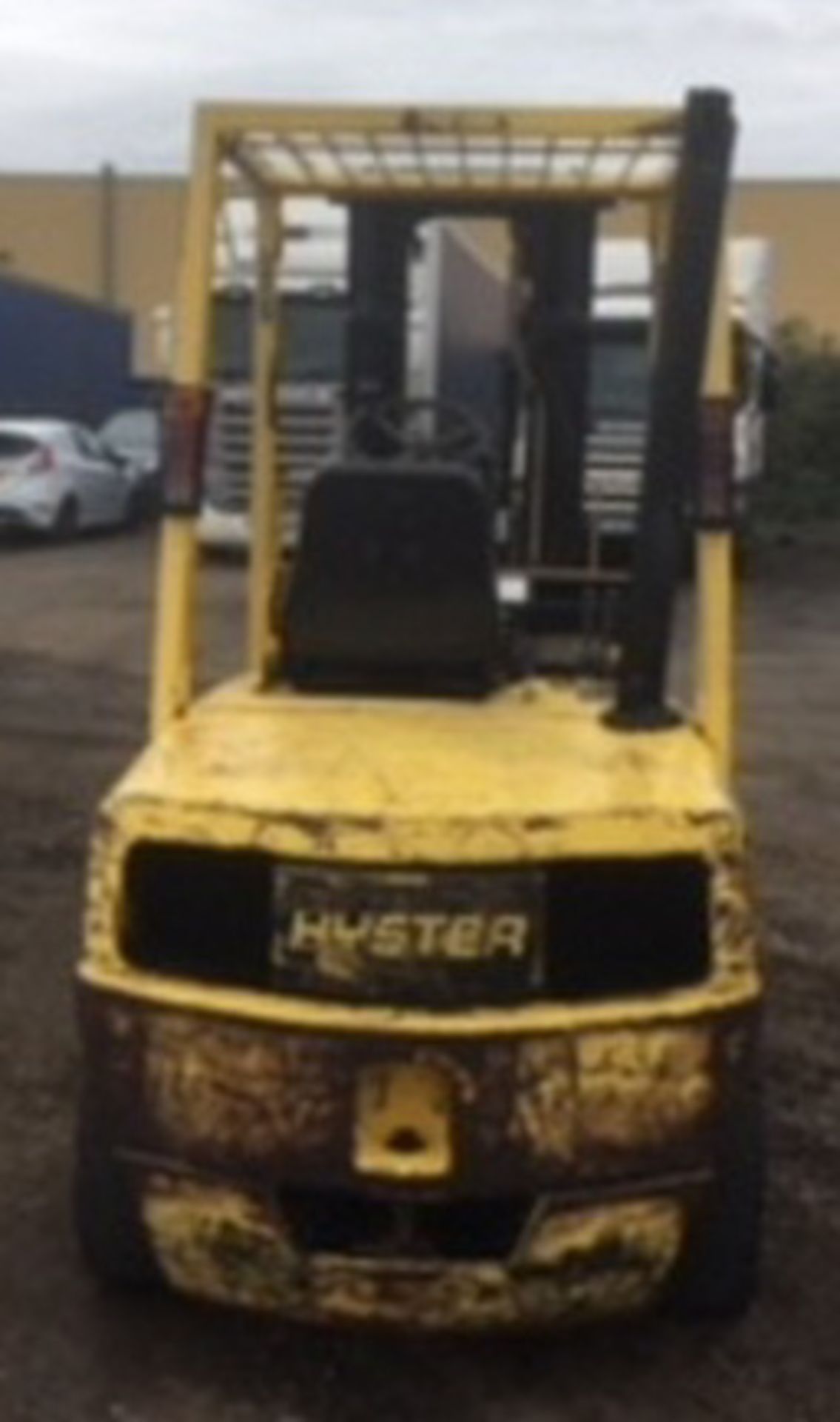 1999 HYSTER 3.00 Diesel forklift with triple mast & side shift. S/N H177B14901W. 10941hrs (not verif - Image 7 of 12