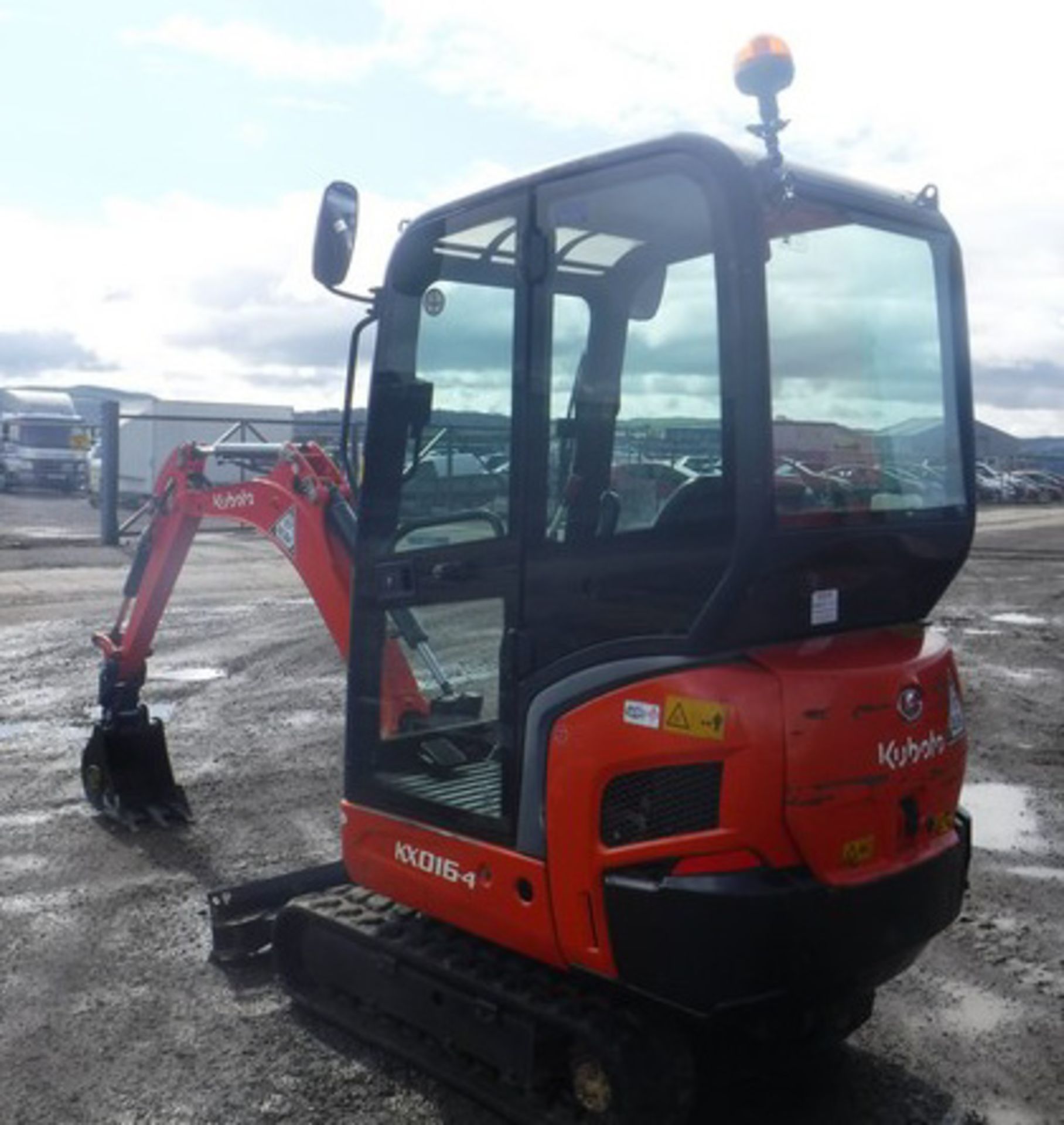 2011 KUBOTA KX016.4. S/N 55300. 1841hrs (not verified) - Bild 7 aus 17