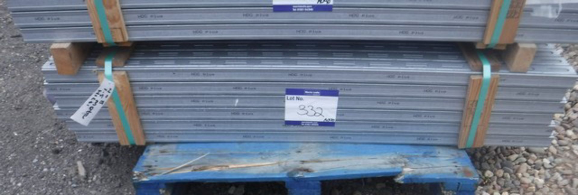 HILTI chanel 1.5m long x 2mm - 108 lengths. New, used in construction for shelving.