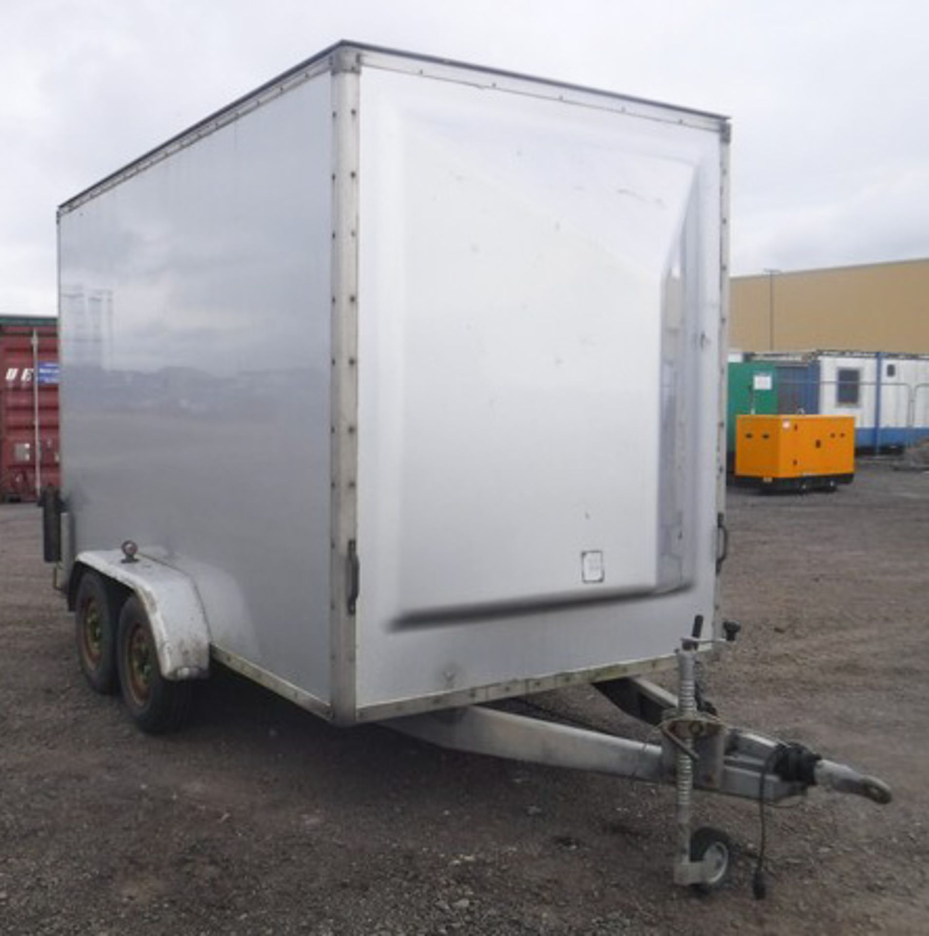 INDESPENSION box trailer. VIN - SDHS80DS G053933. H - 7ft, L - 12ft, W - 6ft. Asset - 758-1308 - Bild 6 aus 12