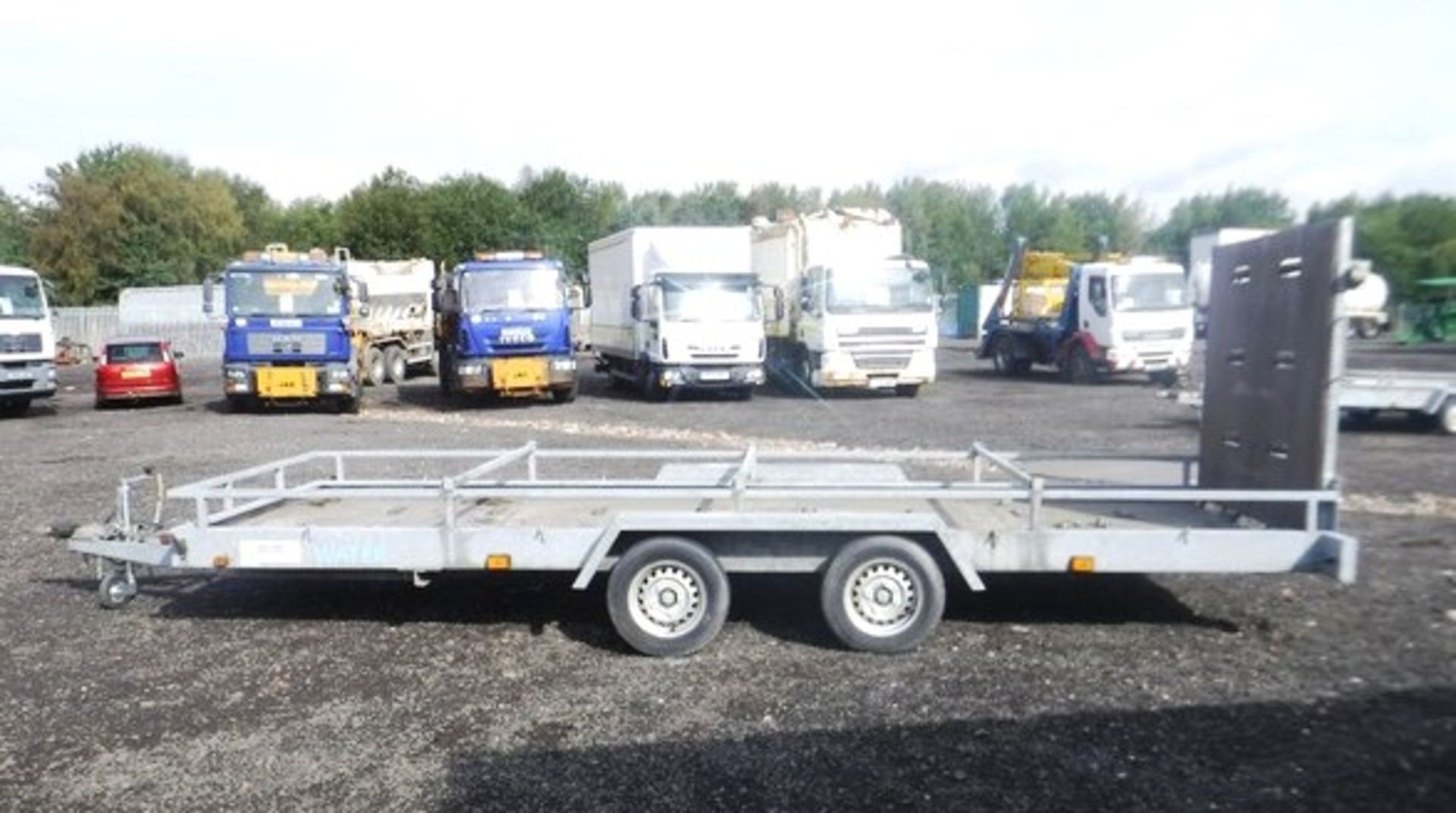 2003 WESTERN 18' x 6' twin axle trailer c/w 5' ramp. Max gross weight 2000kgs. VIN SEWTTRT203BG50014 - Image 7 of 11