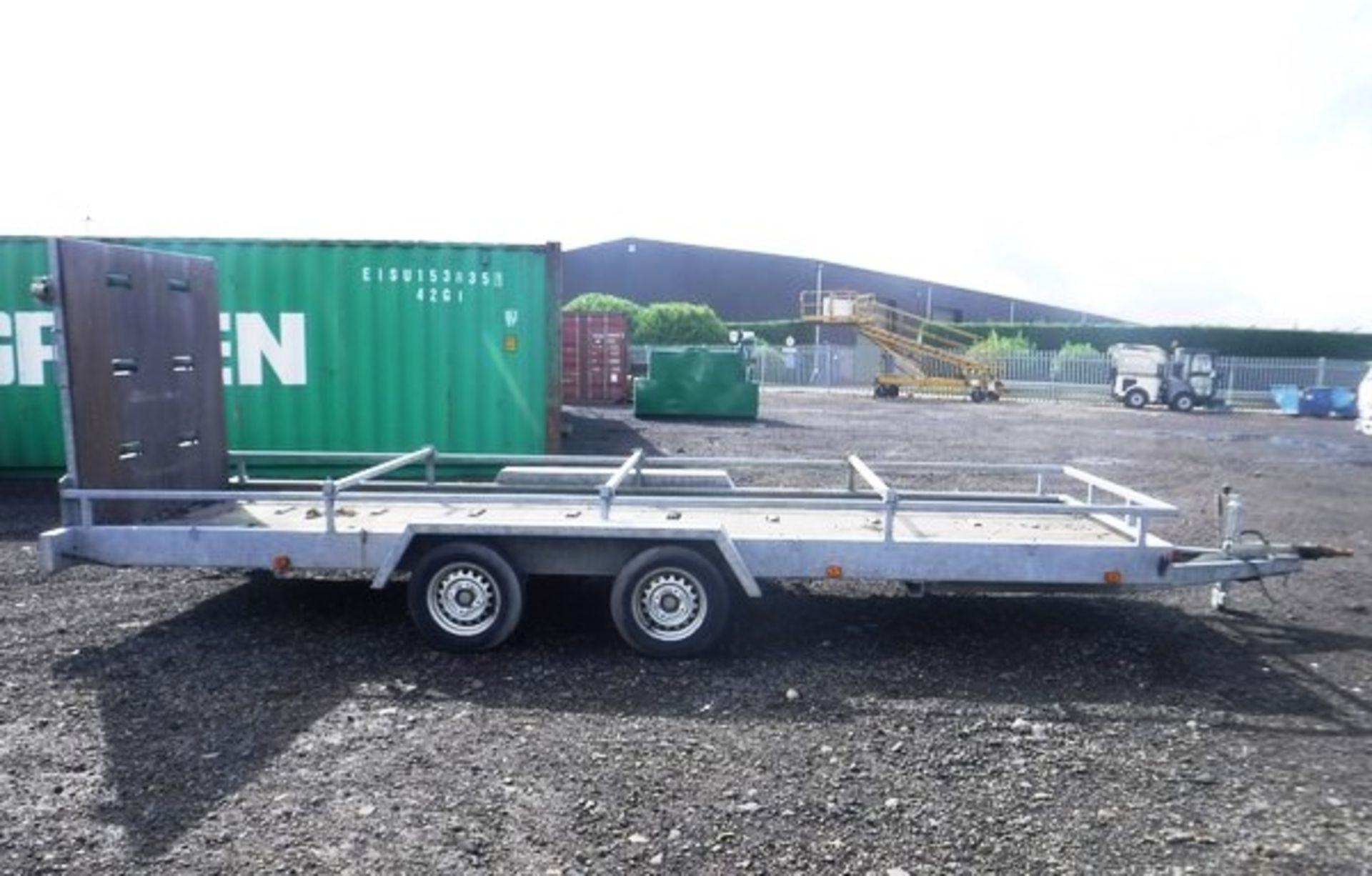 2003 WESTERN 18' x 6' twin axle trailer c/w 5' ramp. Max gross weight 2000kgs. VIN SEWTTRT203BG50014 - Image 3 of 11