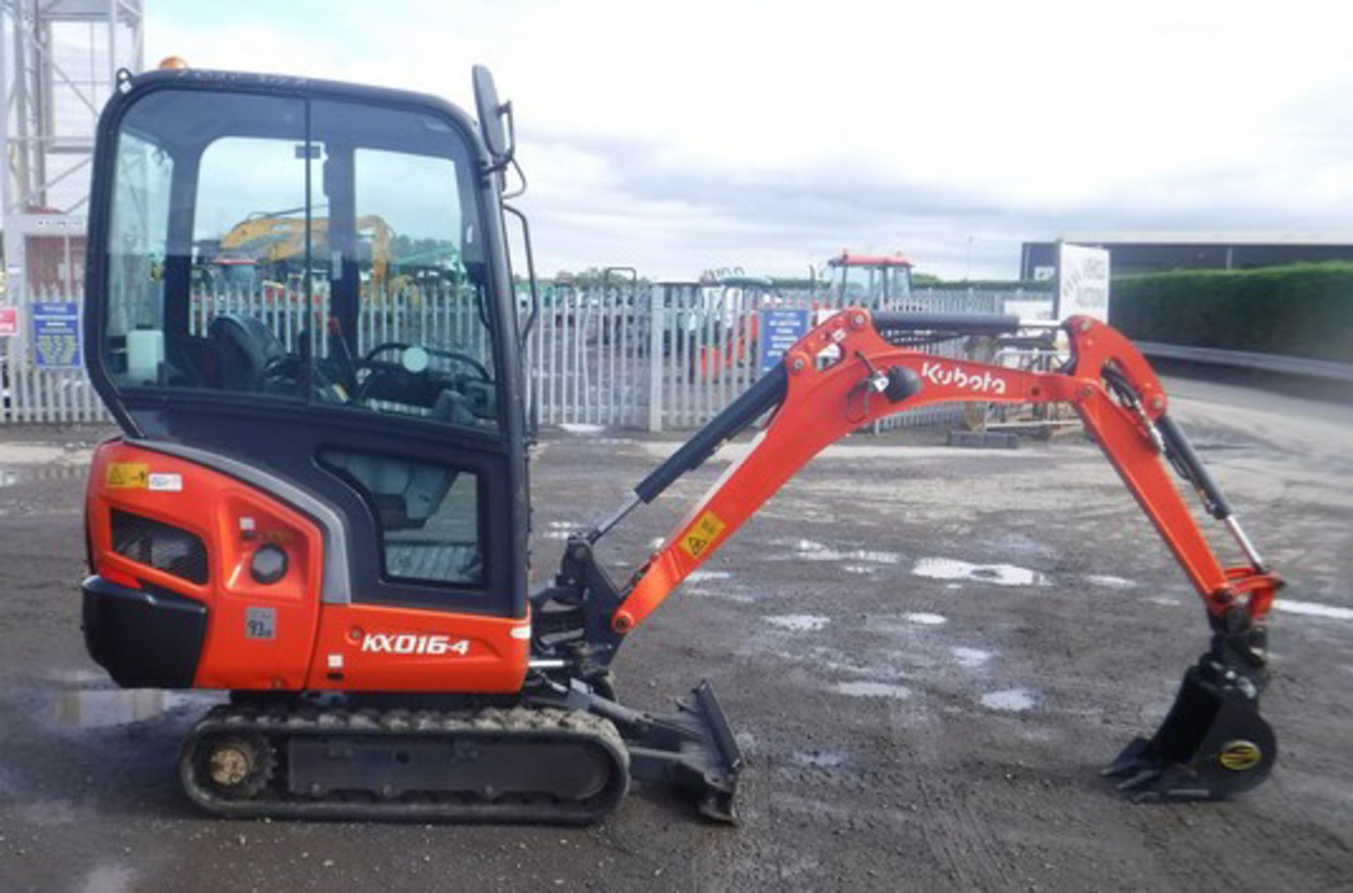 2011 KUBOTA KX016.4. S/N 55300. 1841hrs (not verified) - Bild 4 aus 17