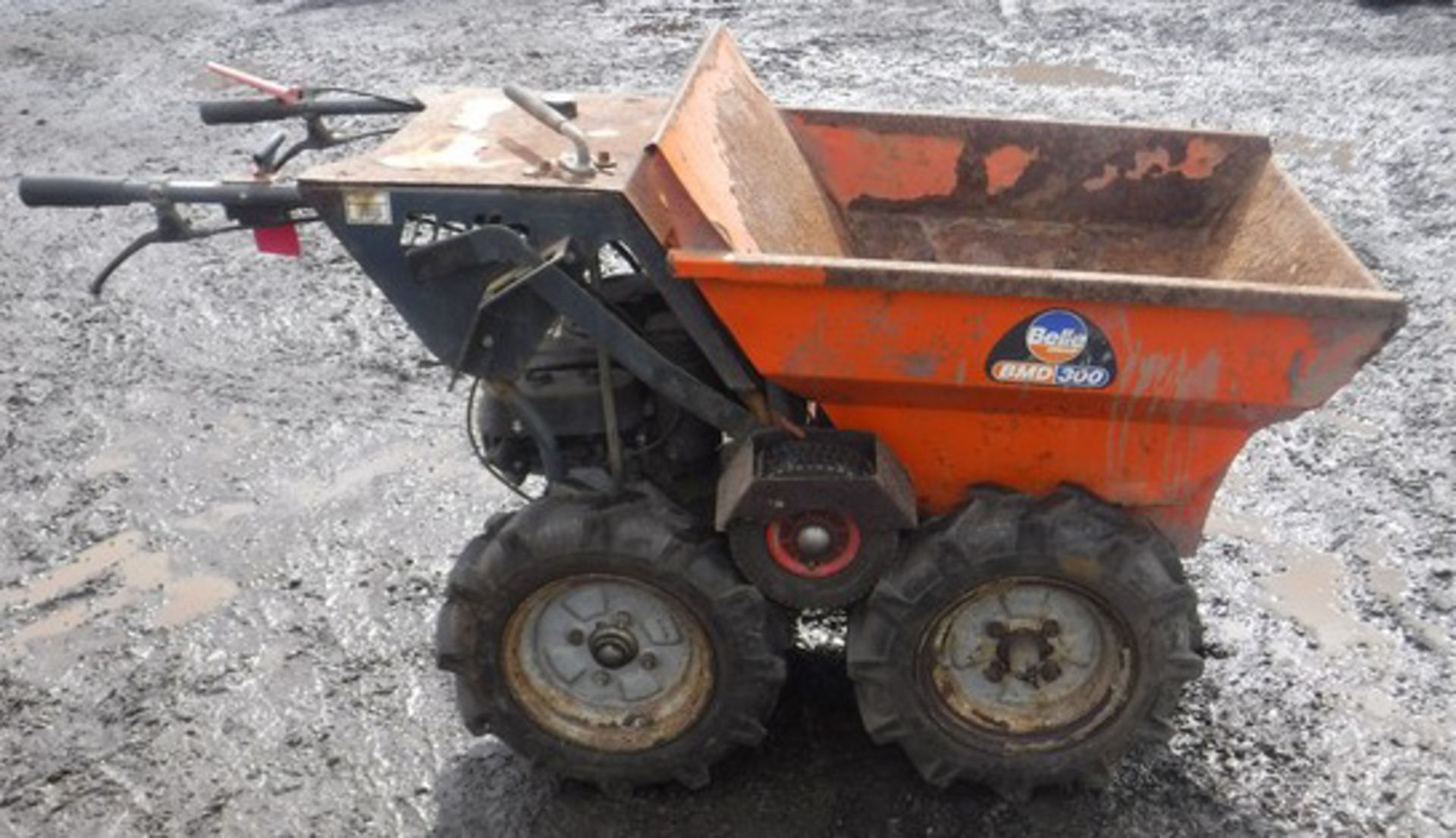 2007 BELLE BMD300 motor wheeled barrow with Honda GXV160 engine. Model BMD01. Asset CS0711101. S/N B - Bild 3 aus 6