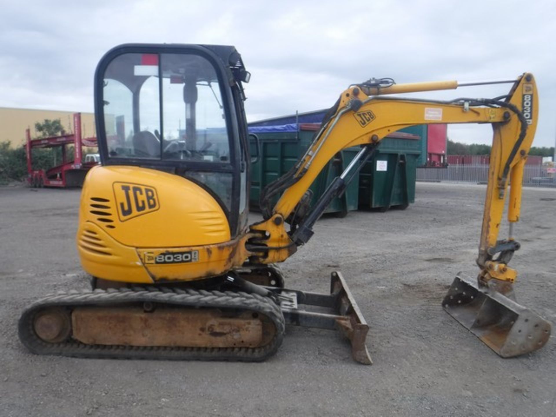 2006 JCB 8030 ZTS midi excavator c/w bucket 2920 hrs (not verified) detailed service history.Reg No - Image 17 of 22