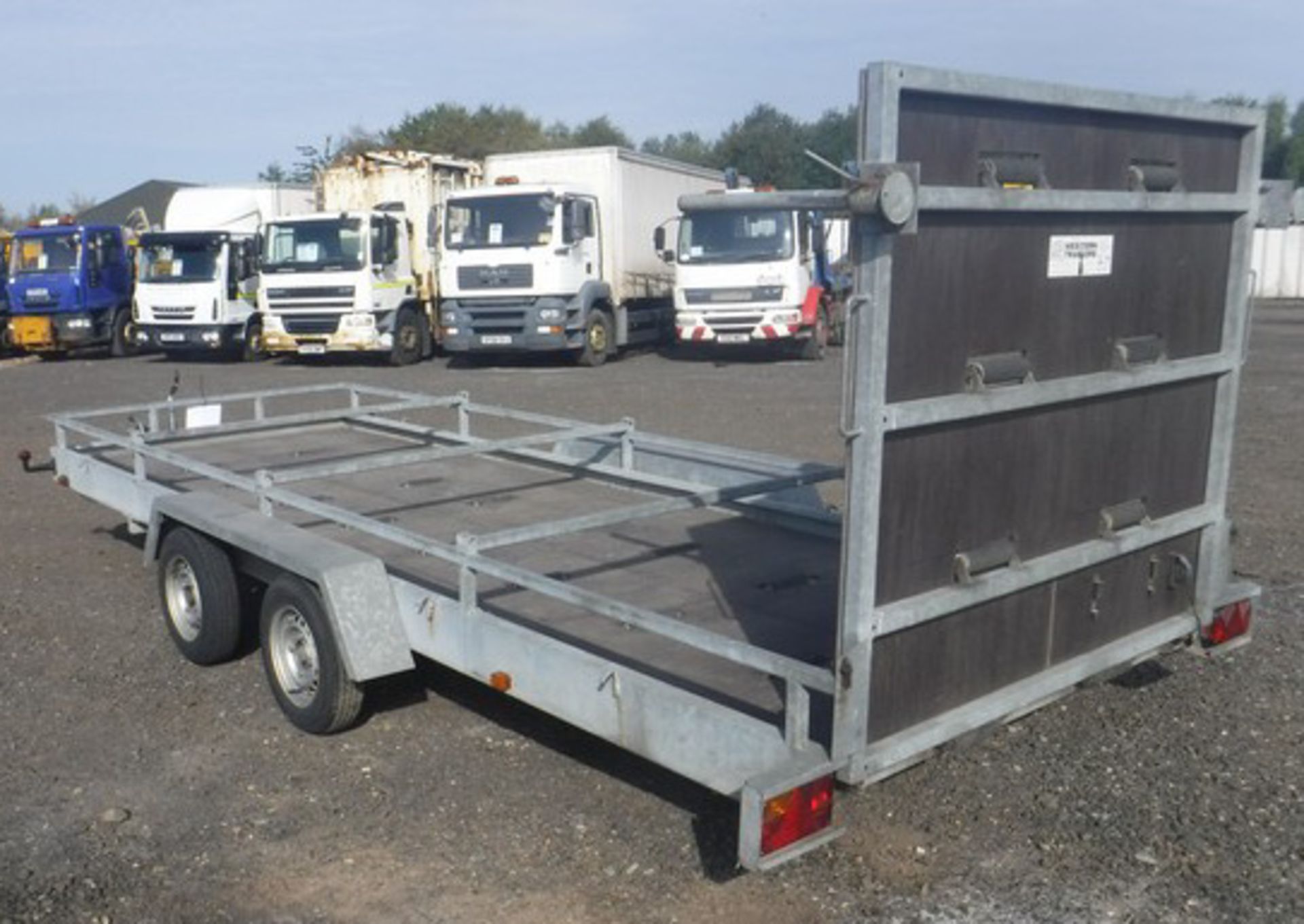 2003 WESTERN TRAILERS 18' x 6' twin axle trailer c/w 5' ramp. Max gross weight 2000kgs. VIN - SWETT - Image 10 of 12