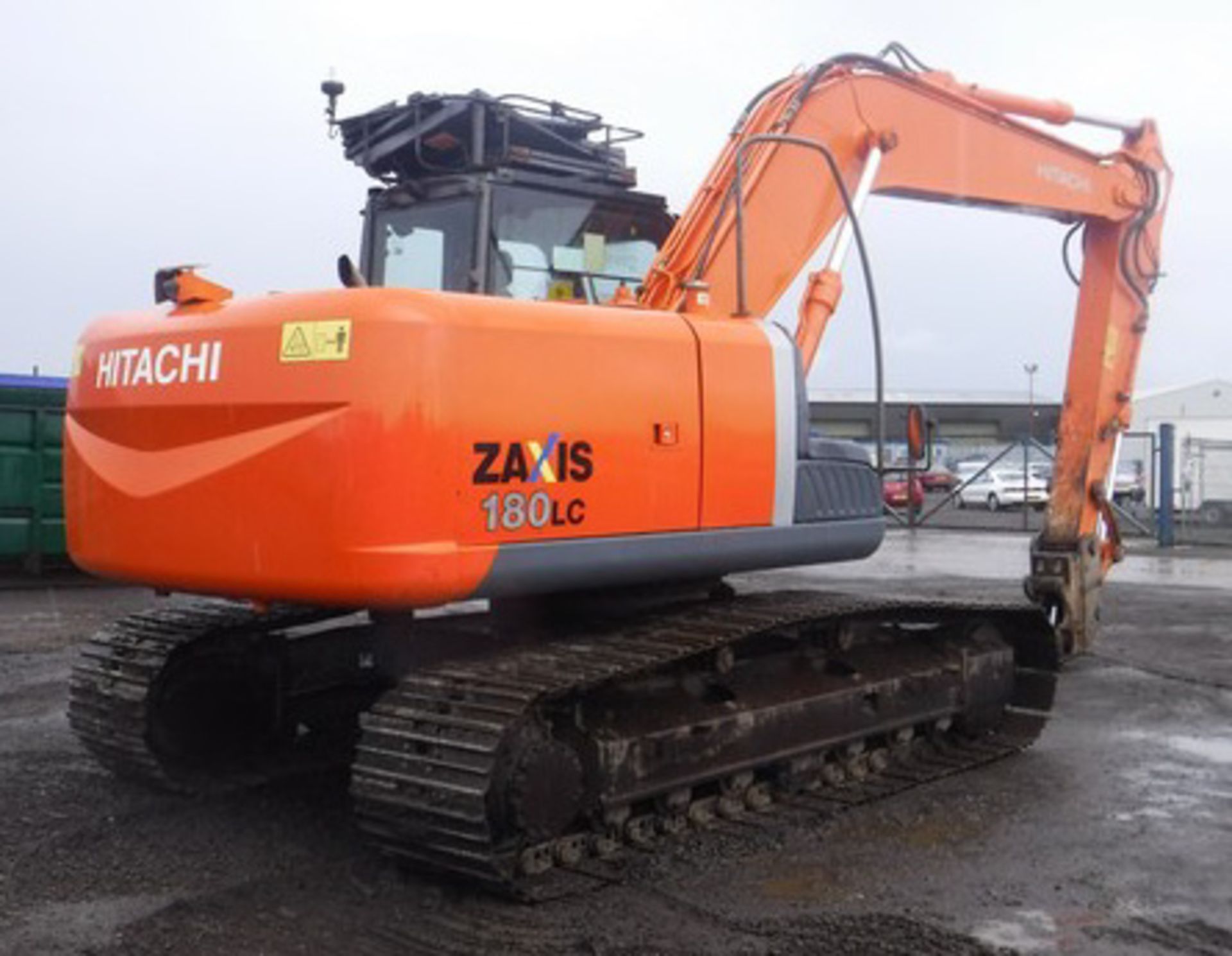 2008 HITACHI ZX180LC-3 tracked excavator. VIN - HCMBCF00E00020105. 8140hrs (not verified). No bucket - Bild 5 aus 26