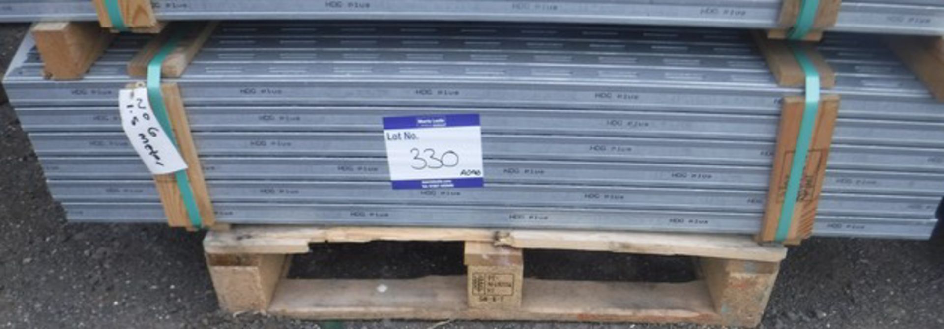 HILTI chanel 1.5m long x 2mm - 108 lengths. New, used in construction for shelving.