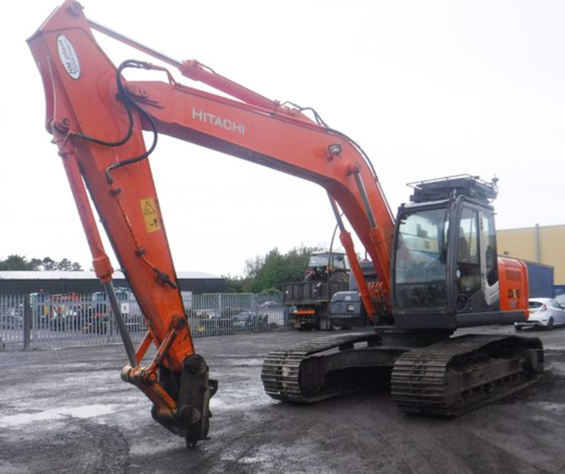 2008 HITACHI ZX180LC-3 tracked excavator. VIN - HCMBCF00E00020105. 8140hrs (not verified). No bucket