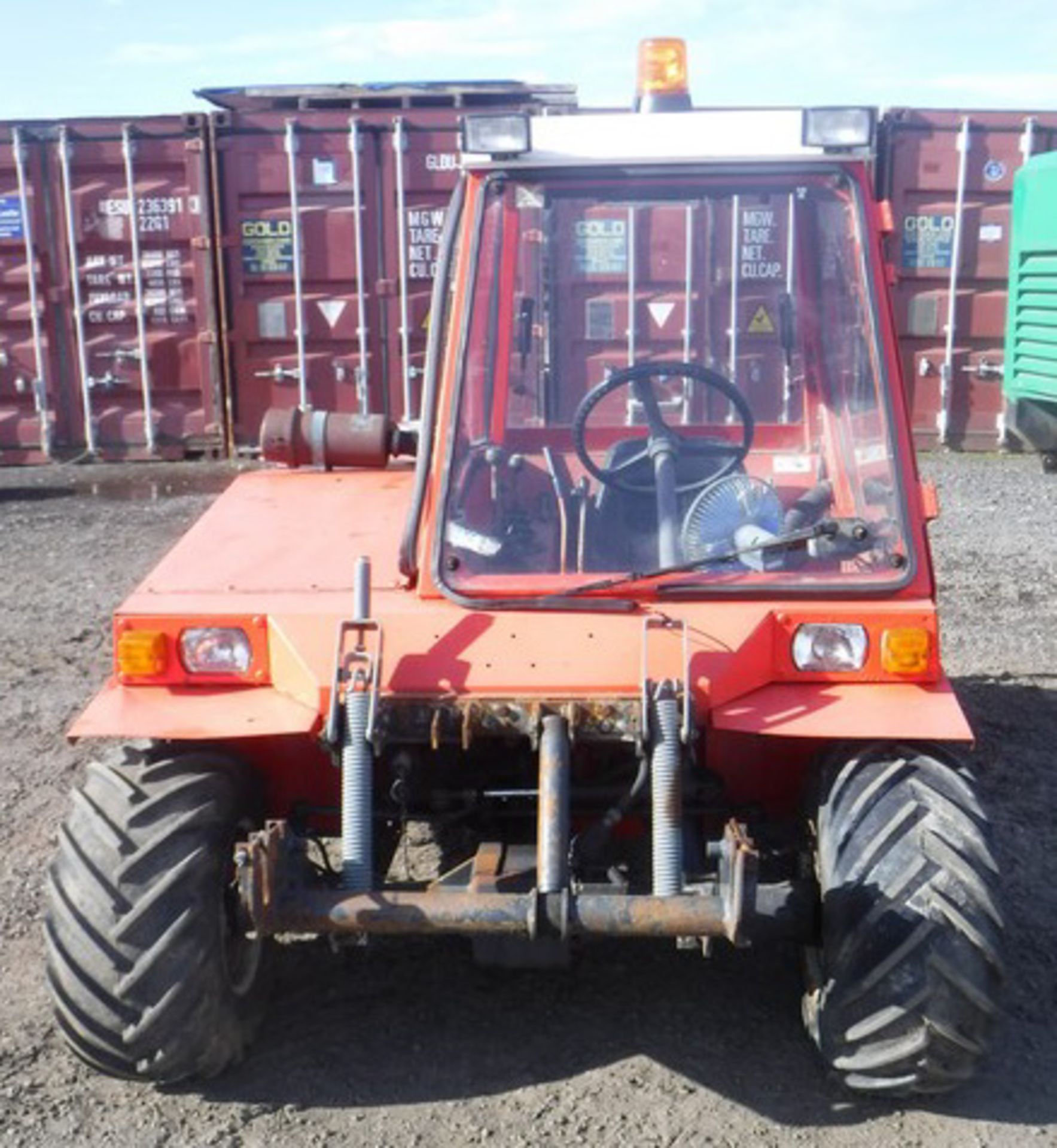 BUCHOR TM800 ride on unitility mower. S/N TM8501418. Kubora 3 cylinder engine, 3 point hitch. - Image 2 of 10