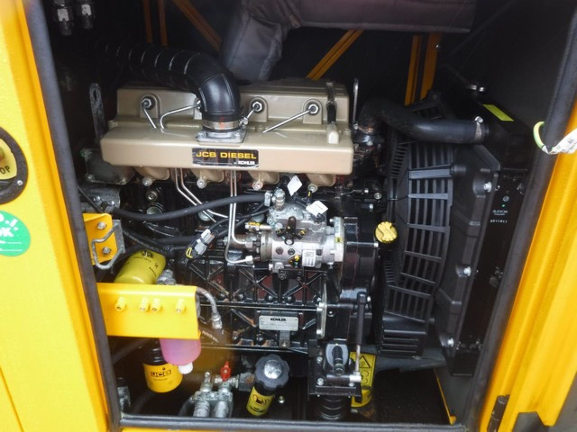 2017 JCB G27QS generator 24.5KVA rate power engine no 4701300610 1081hrs (not verified) - Image 8 of 11