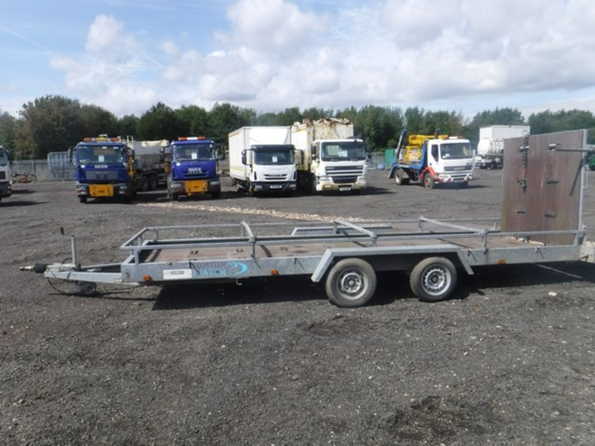 2003 WESTERN TRAILERS 18' x 6' twin axle trailer c/w 5' ramp. Max gross weight 2000kg VIN G50014/11. - Image 11 of 12