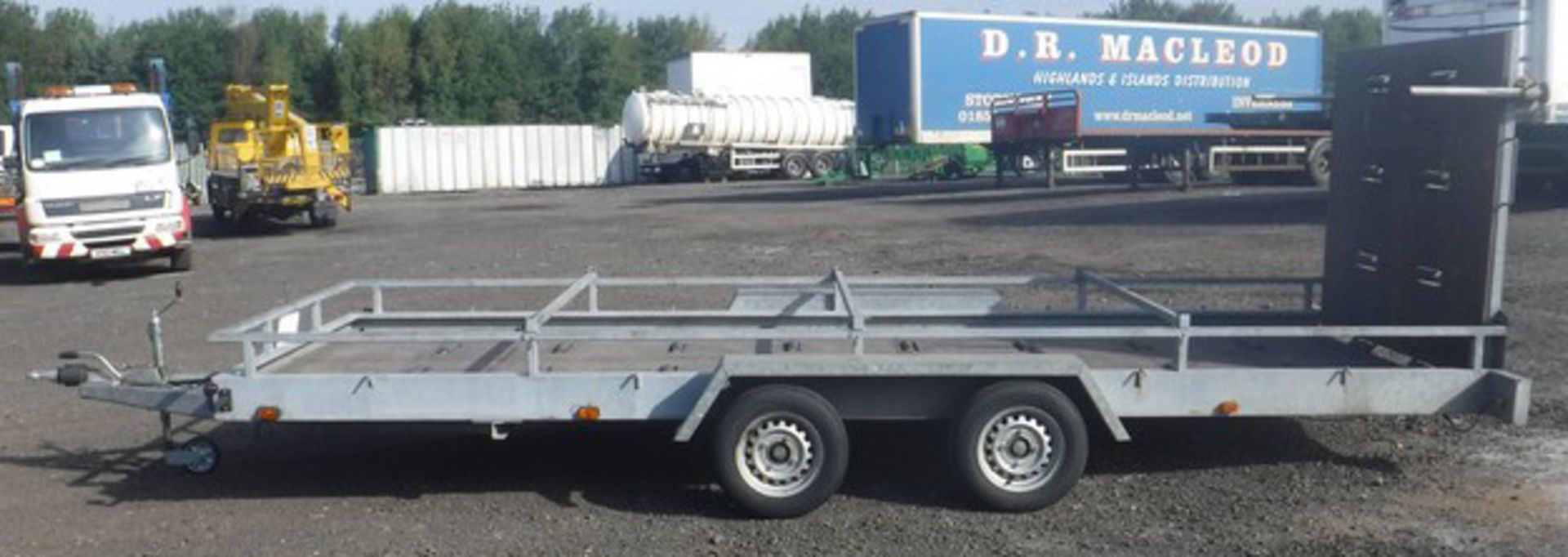 2003 WESTERN TRAILERS 18' x 6' twin axle trailer c/w 5' ramp. Max gross weight 2000kgs. VIN - SWETT - Image 11 of 12