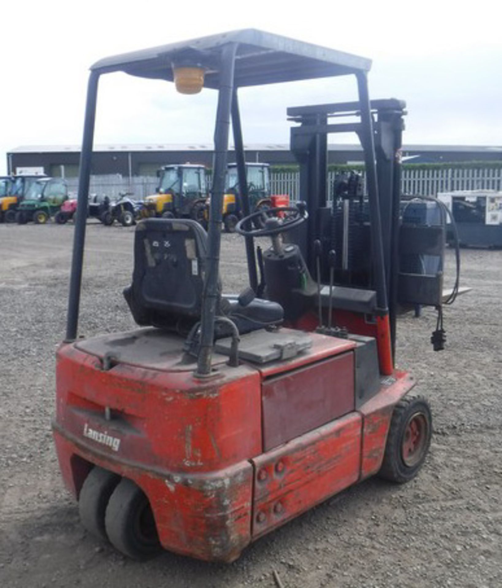 1989 LANSING LINDE E15 1.5tonne electric forklift (24v). S/N 324910009815. 2175hrs (not verified). C - Bild 11 aus 15