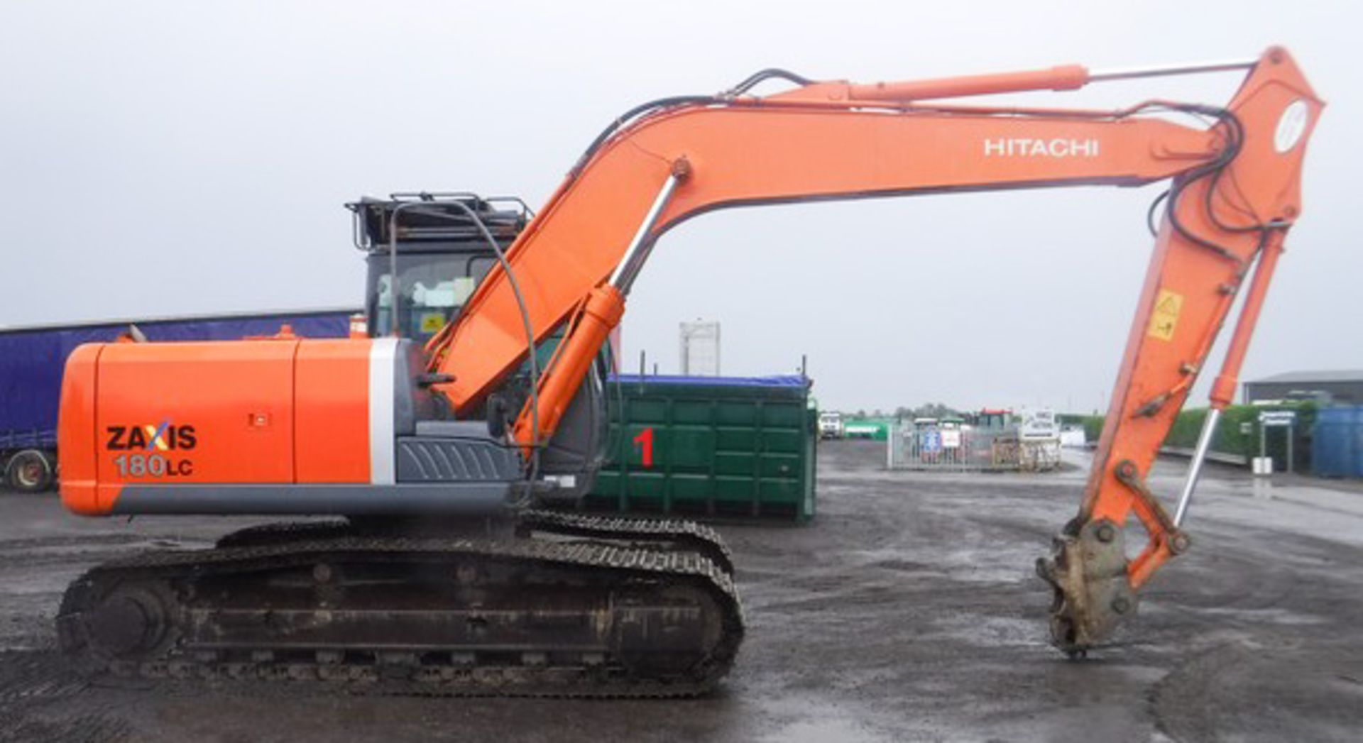 2008 HITACHI ZX180LC-3 tracked excavator. VIN - HCMBCF00E00020105. 8140hrs (not verified). No bucket - Image 4 of 26