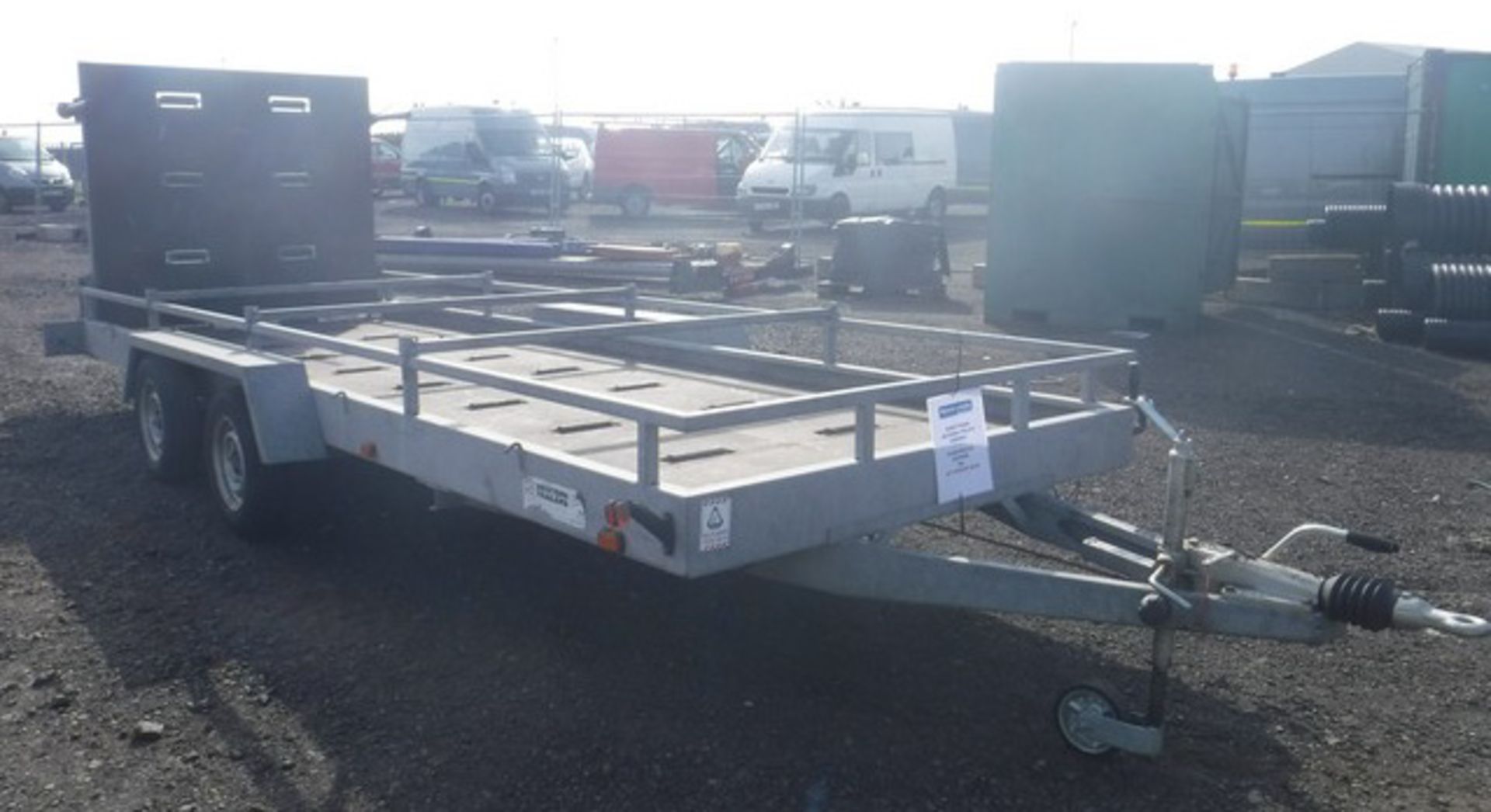 2003 WESTERN TRAILERS 18' x 6' twin axle trailer c/w 5' ramp. Max gross weight 2000kgs. VIN - SWETT - Image 6 of 12