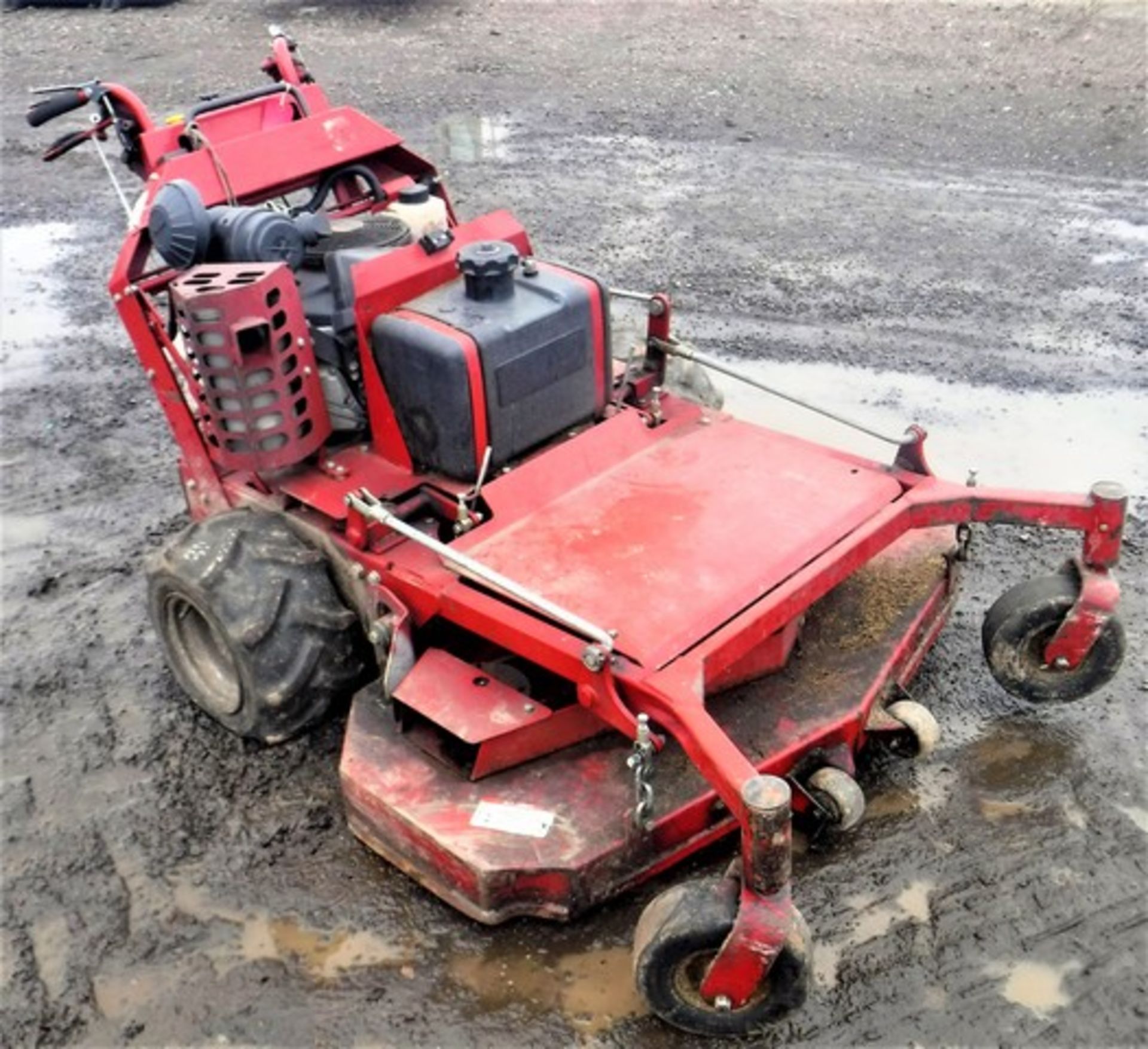 FERRIS 48" cut walk behind mower with Kawasaki FX60V engine. Model - 5900991. S/N 2014722832. Asset - Image 2 of 7