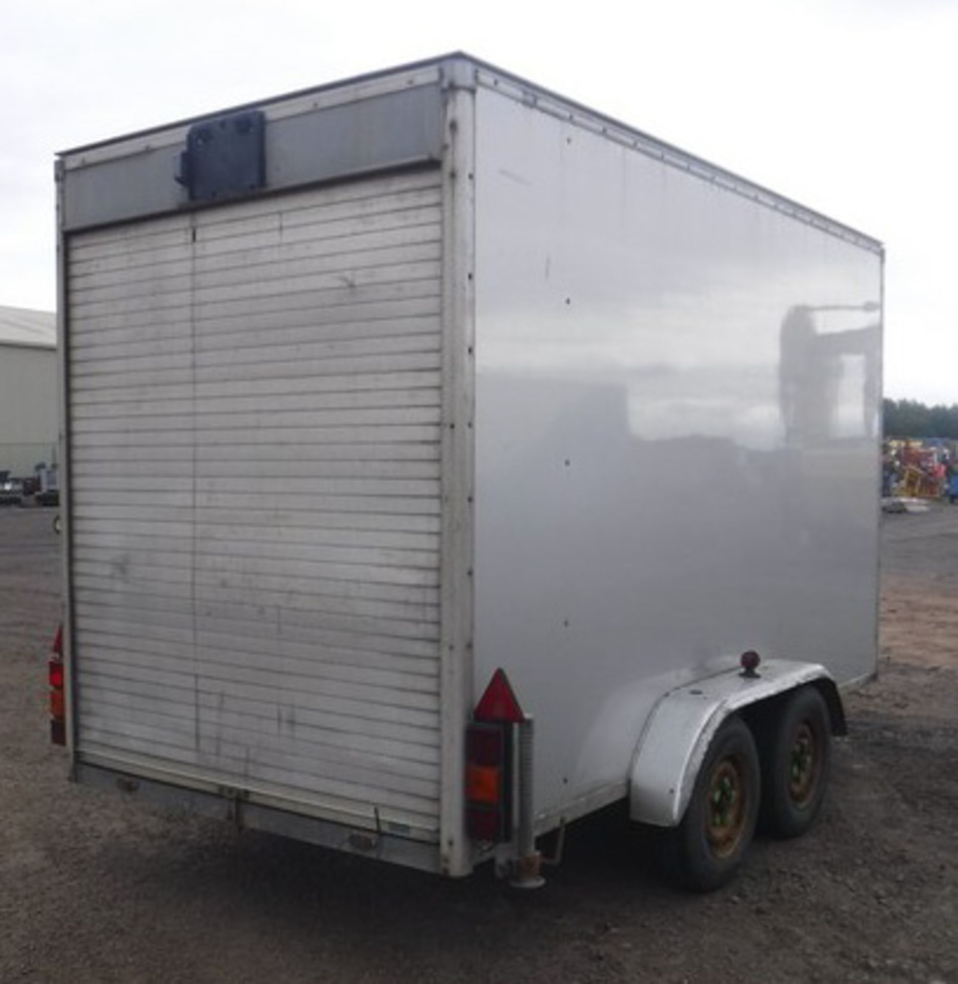 INDESPENSION box trailer. VIN - SDHS80DS G053933. H - 7ft, L - 12ft, W - 6ft. Asset - 758-1308 - Bild 8 aus 12