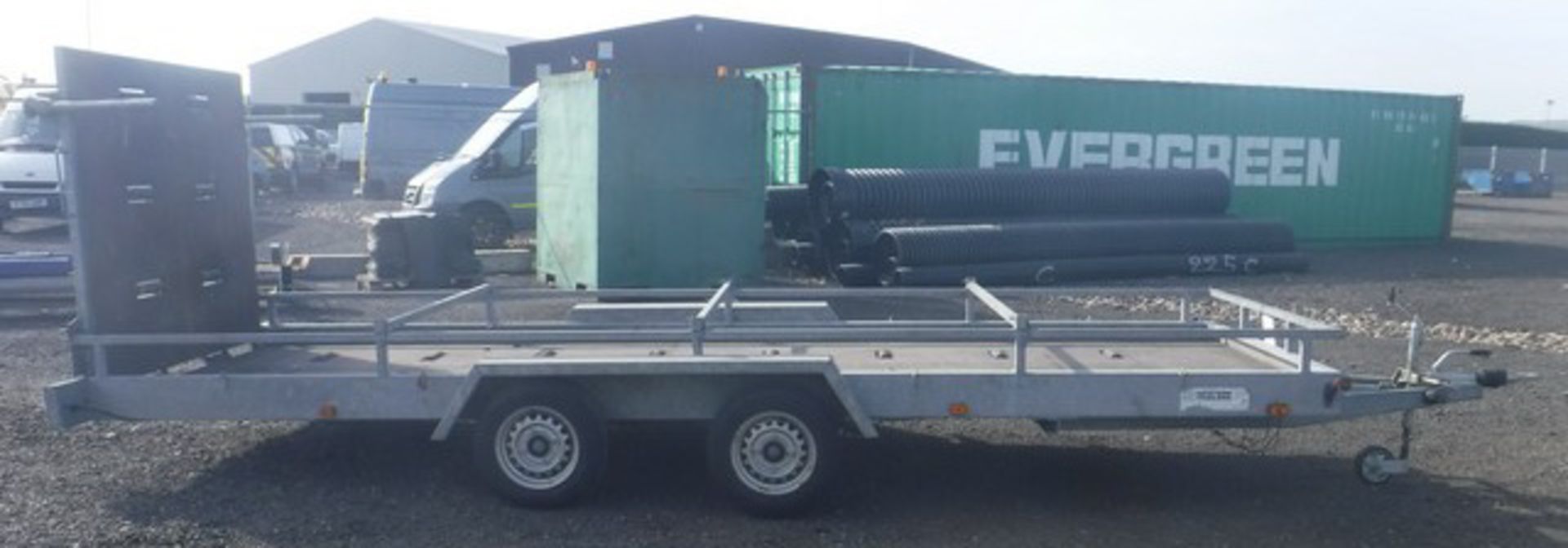 2003 WESTERN TRAILERS 18' x 6' twin axle trailer c/w 5' ramp. Max gross weight 2000kgs. VIN - SWETT - Image 7 of 12