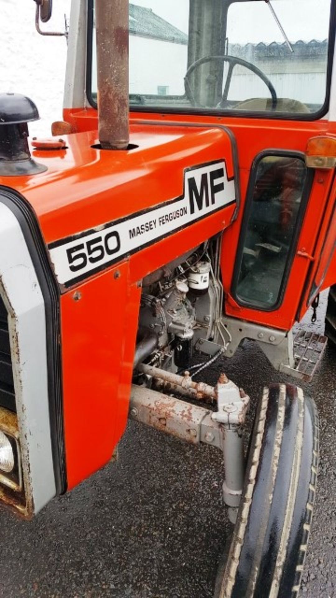 1979 MASSEY FERSUSON 550 tractor s/n 619197. Reg No OIA 804. 863hrs (not verifed) - Bild 4 aus 7