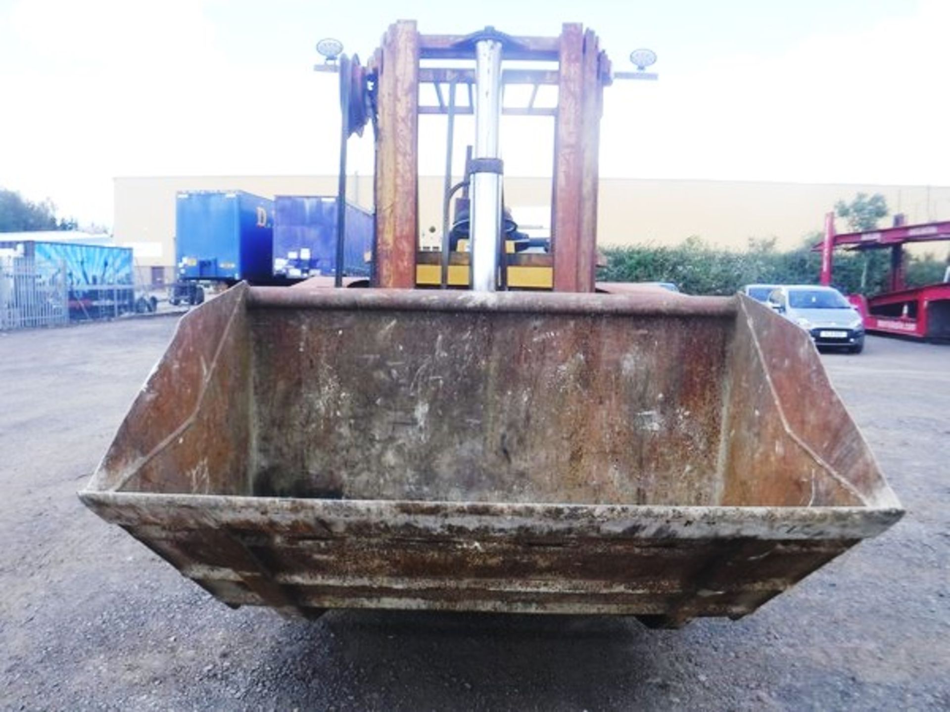 SANDERSON SB554TC forklift with bucket. S/N F041818 - Bild 2 aus 16