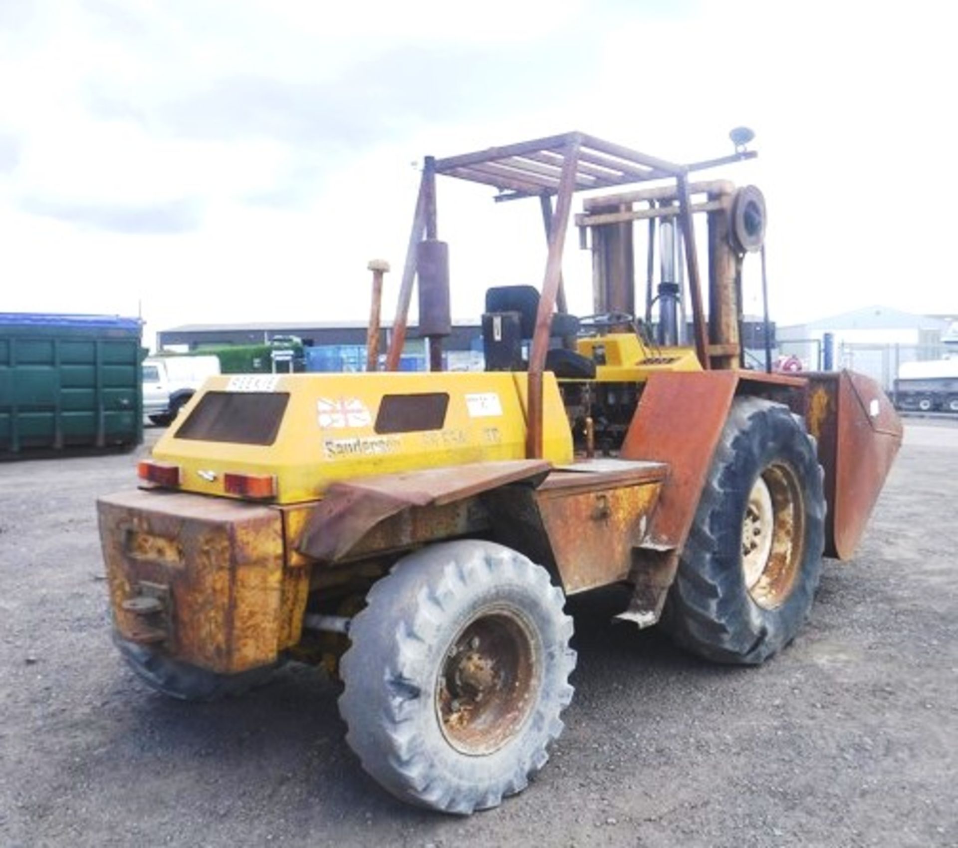 SANDERSON SB554TC forklift with bucket. S/N F041818 - Image 5 of 16