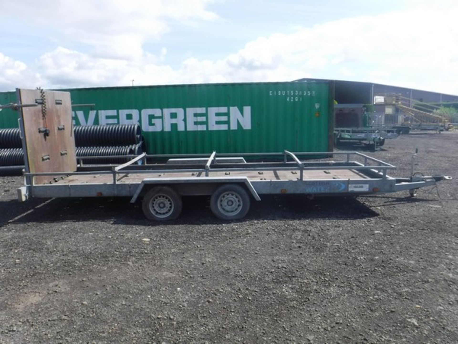 2003 WESTERN TRAILERS 18' x 6' twin axle trailer c/w 5' ramp. Max gross weight 2000kg VIN G50014/11. - Image 7 of 12