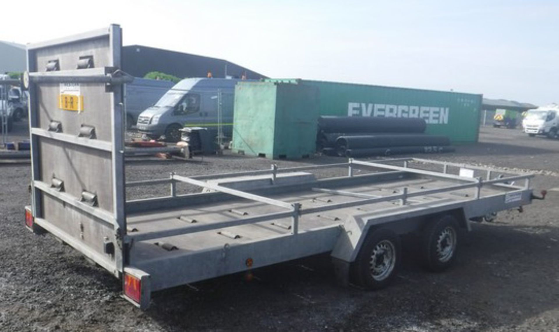 1999 WESTERN TRAILERS 18' x 6' twin axle trailer c/w 5' ramp. Max gross weight 2000kg. VIN - SEWTTRT - Image 8 of 12